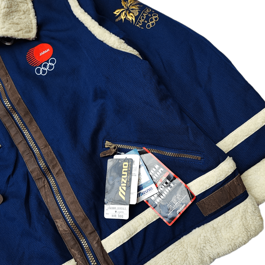 Japanese Brand × Mizuno × Vintage Vintage Mizuno 1998 Winter Olympic Japan Team Jacket Size US M / EU 48-50 / 2 - 4 Thumbnail