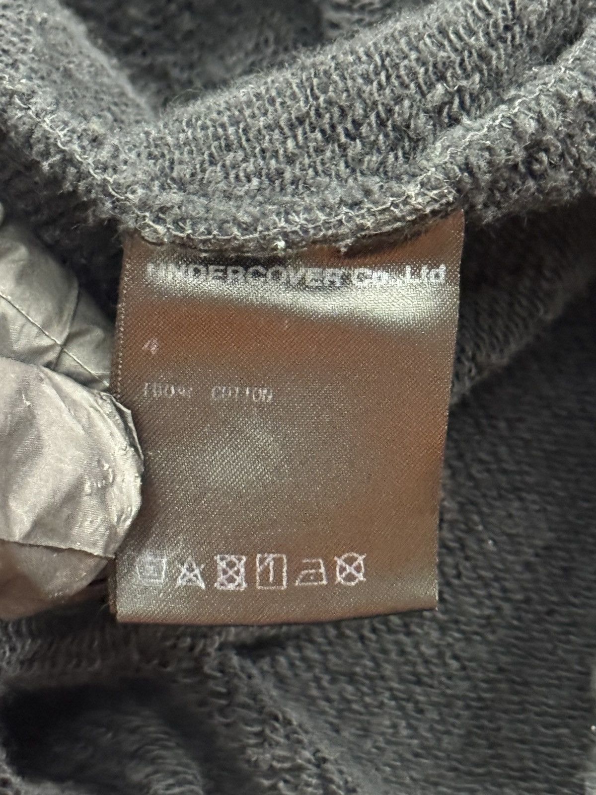 Undercover Fw21 Undercover Teddy Falling Sweatshirt(Black/L) Size US L / EU 52-54 / 3 - 6 Thumbnail