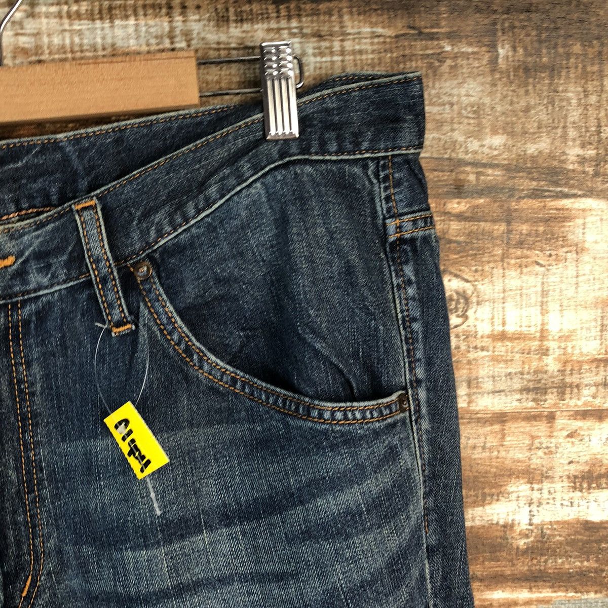 Edwin Edwin japan vintage faded Blue ripped Denim Pants #A1404 Size US 36 / EU 52 - 7 Thumbnail