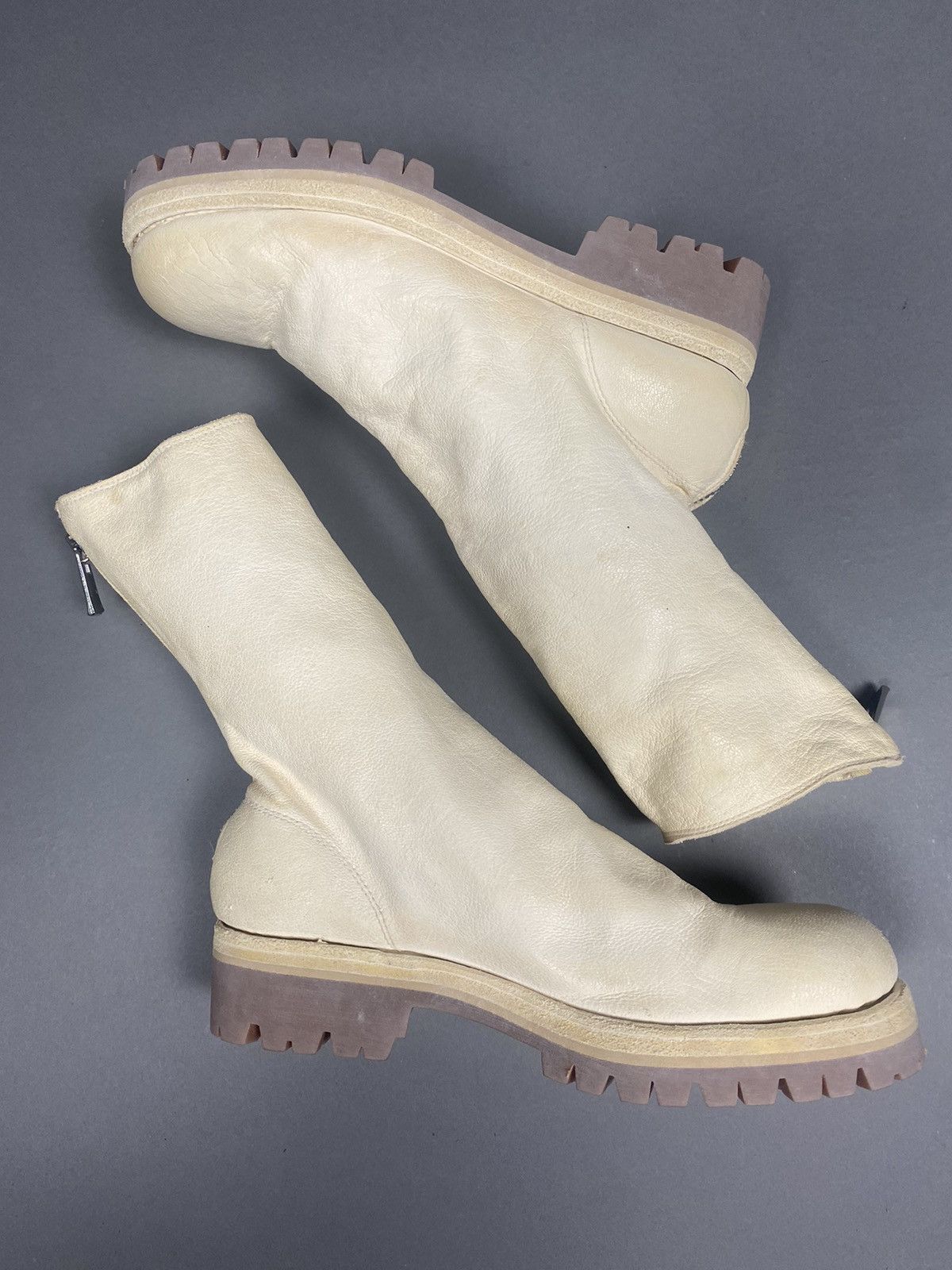 Guidi Guidi backzip white boots Size US 7 / IT 37 - 2 Thumbnail