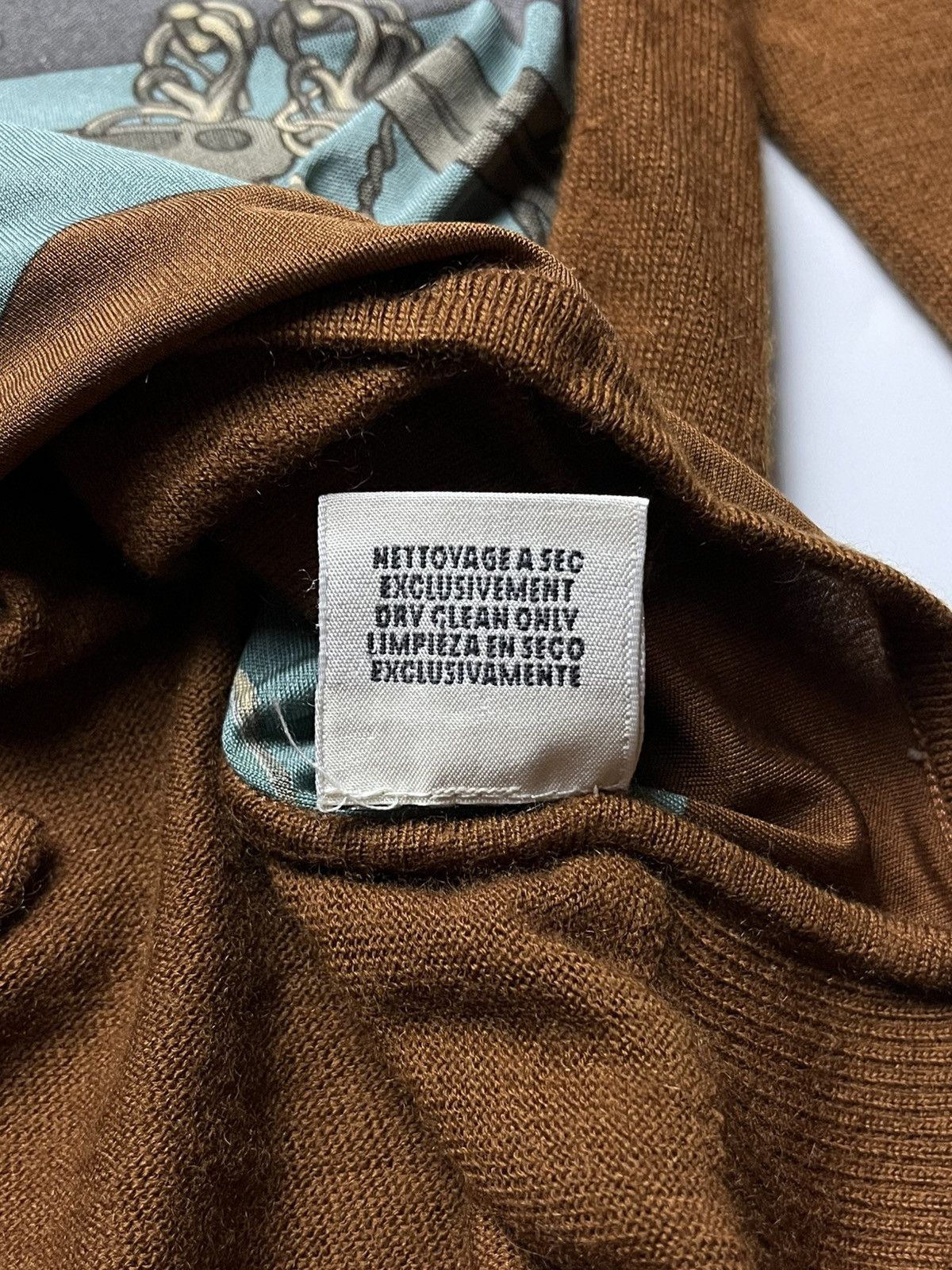 Hermes Hermès by Maison Margiela Chain Iron Button Cardigan Size XS / US 0-2 / IT 36-38 - 14 Thumbnail