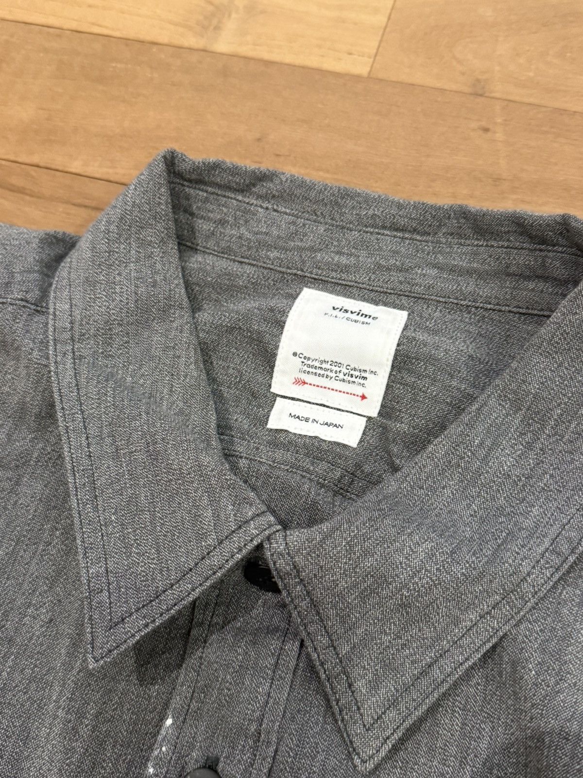 Visvim 1910 shirt PO chambray dmgd Size US L / EU 52-54 / 3 - 6 Thumbnail