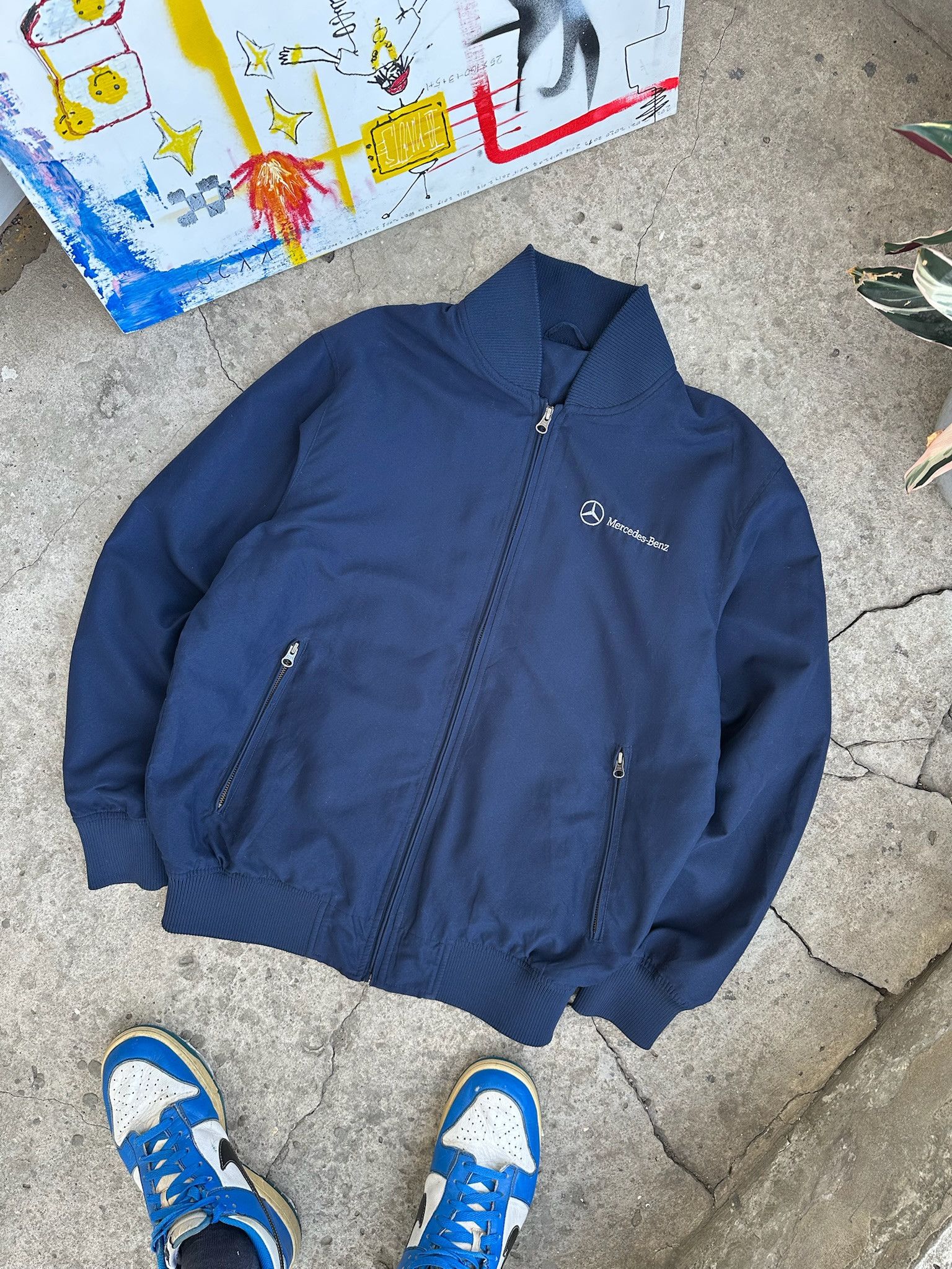 Mercedes-Benz Vintage mercedes benz jacket bomber Racing Formula Size US M / EU 48-50 / 2 - 5 Thumbnail