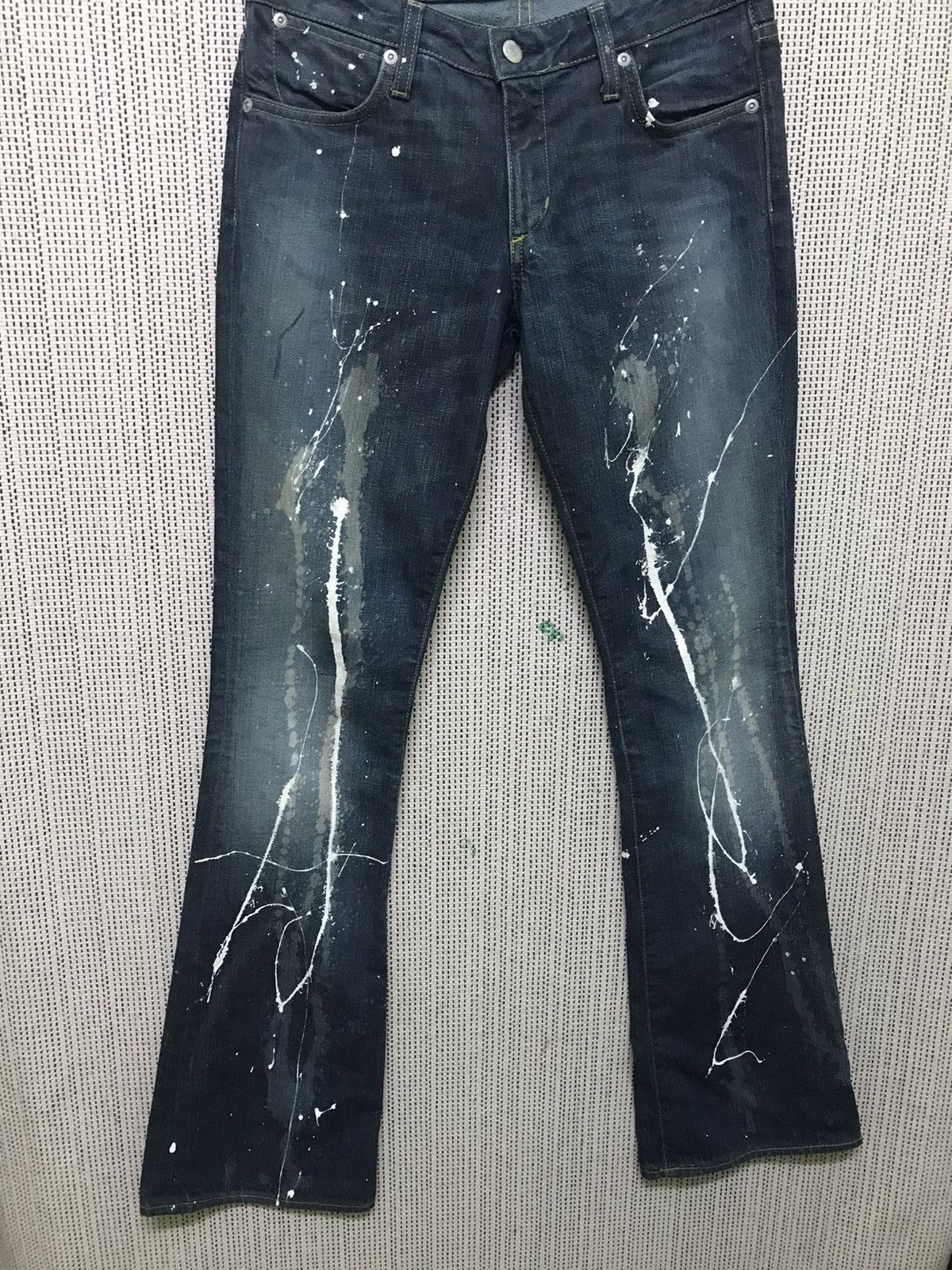 Japanese Brand paperdenim&cloth‼️ bootcut made in usa 13369 paint pants Size 28" / US 6 / IT 42 - 3 Thumbnail