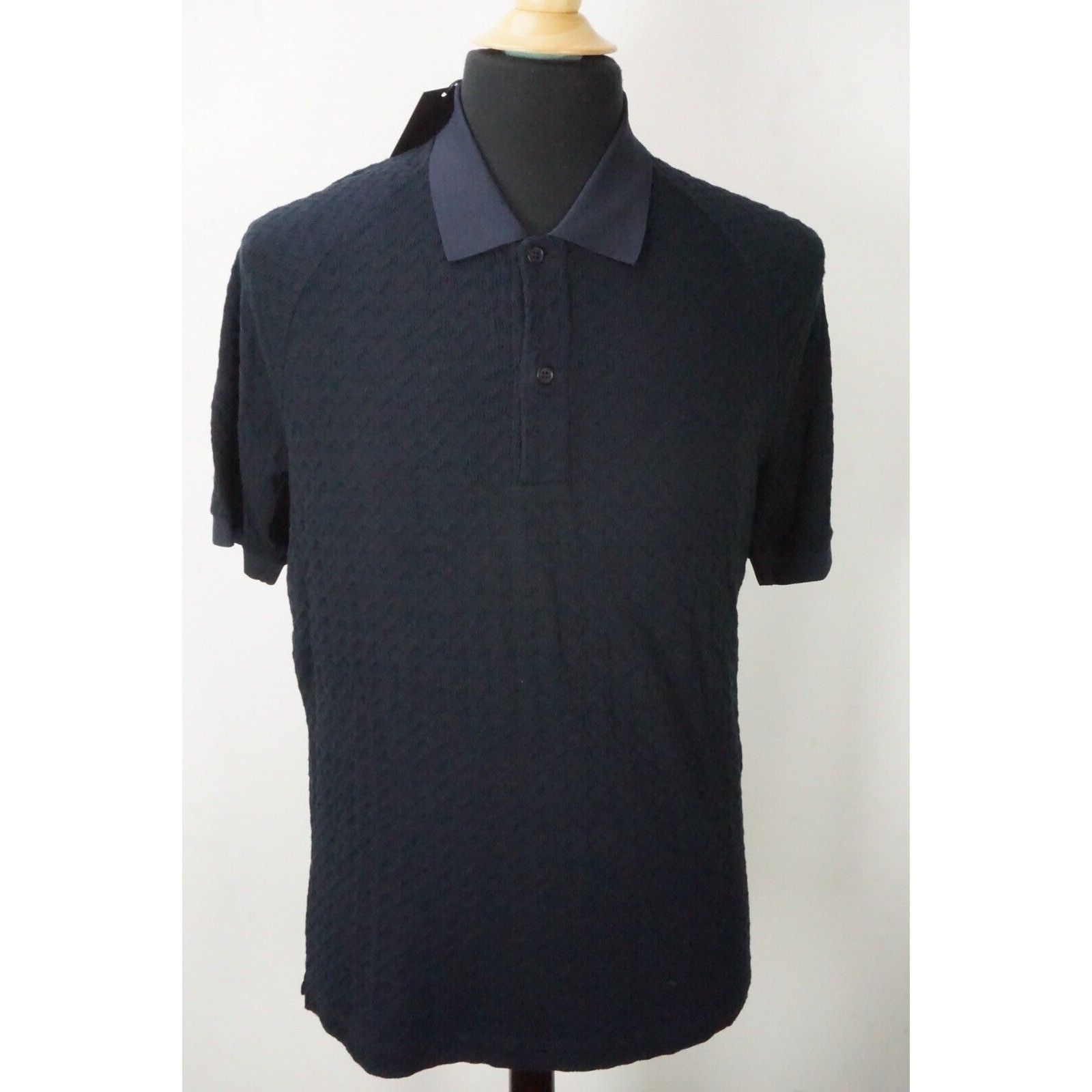 Giorgio Armani Giorgio Armani Black Label Brown Black Silk Blend Woven Swea Size US M / EU 48-50 / 2 - 1 Thumbnail