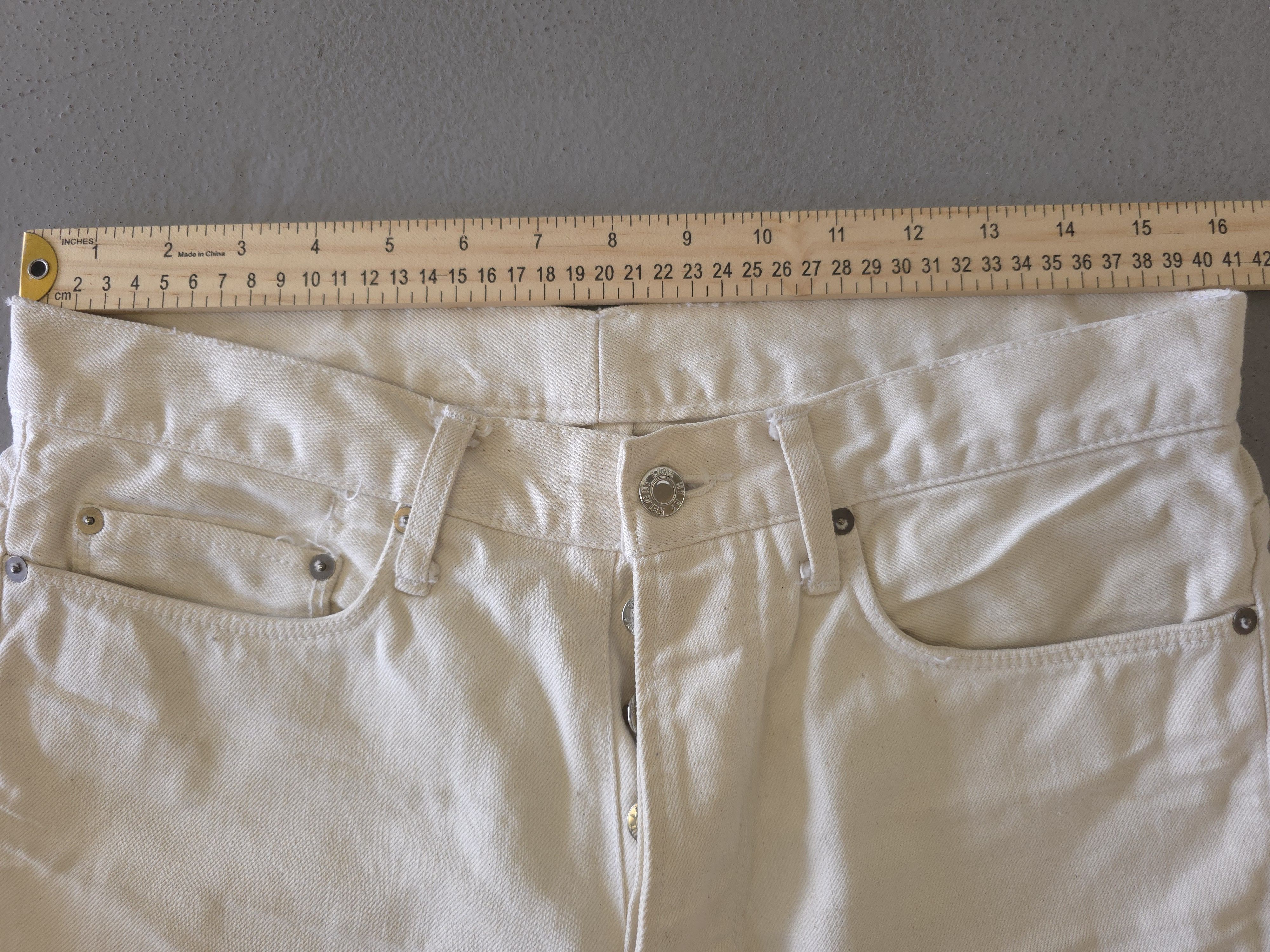 Helmut Lang Helmut Lang Off White Color Jeans 32x39" Size US 32 / EU 48 - 5 Thumbnail