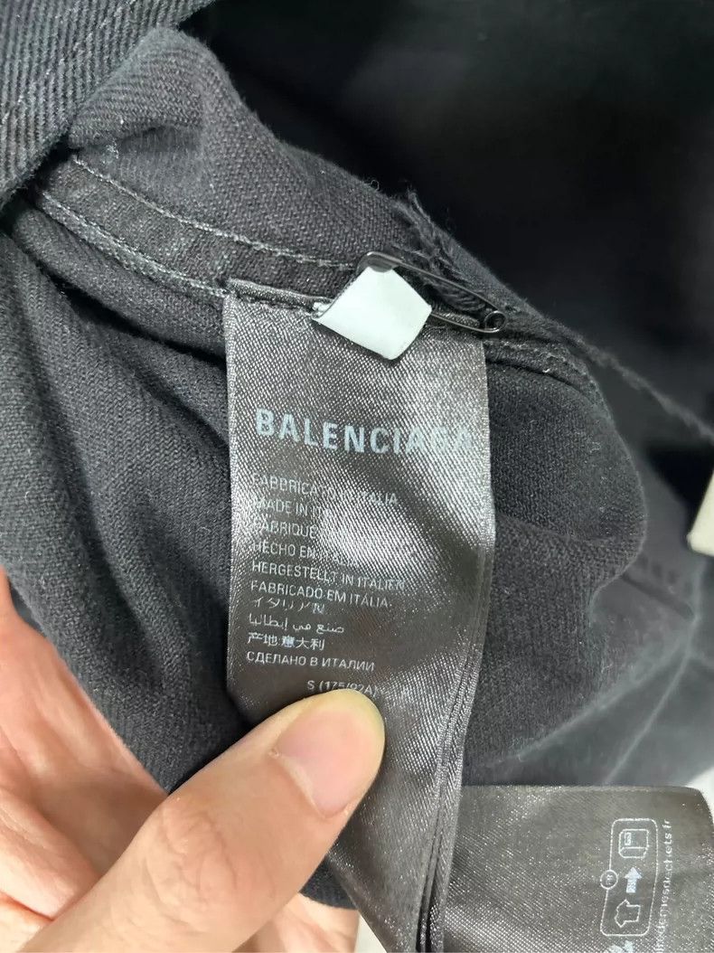 Balenciaga Balenciaga 24ss Washed Four-Pocket Work Jacket, Size S Size US S / EU 44-46 / 1 - 5 Thumbnail