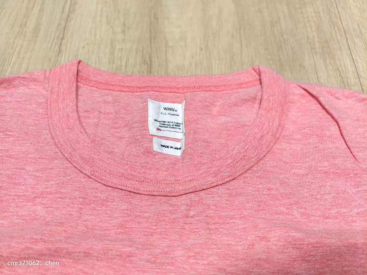 Visvim visvim 23aw jumbo tee s/s pink oversized w1 unisex new Size US S / EU 44-46 / 1 - 2 Thumbnail