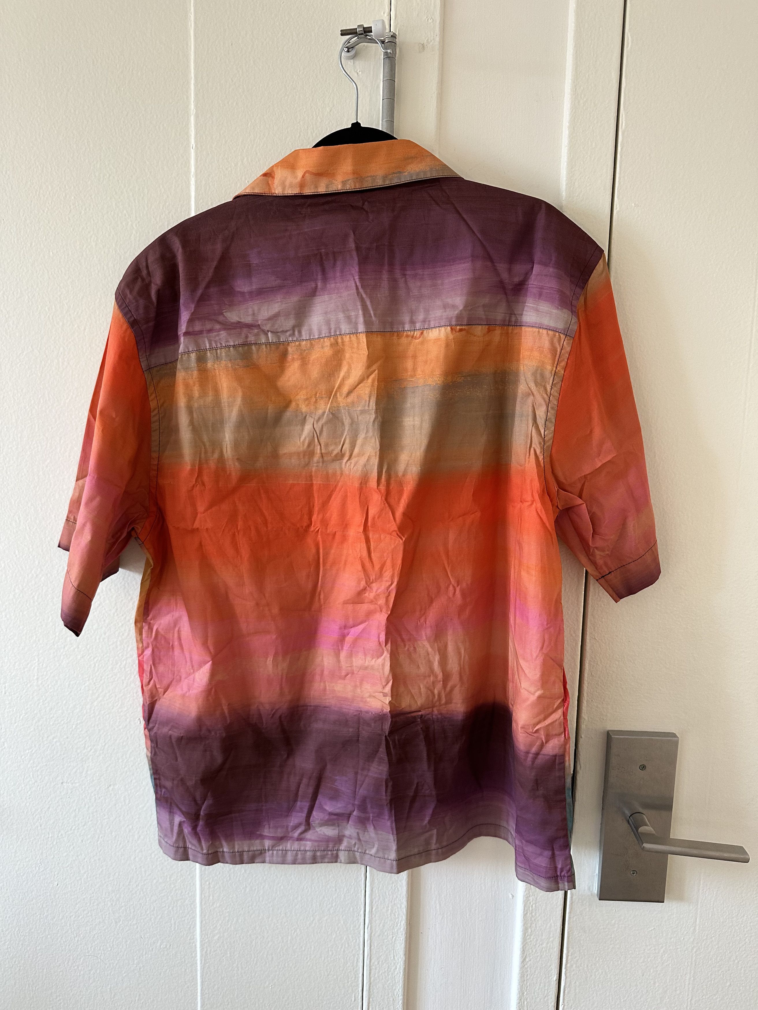 Marni Marni Striped Camp Collar Button Up Shirt Size US L / EU 52-54 / 3 - 4 Thumbnail
