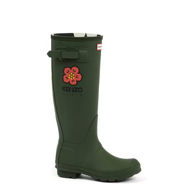 Hunter × Kenzo o1g2r1mq1024 Boots in Green Size US 6 / IT 36 - 1 Thumbnail