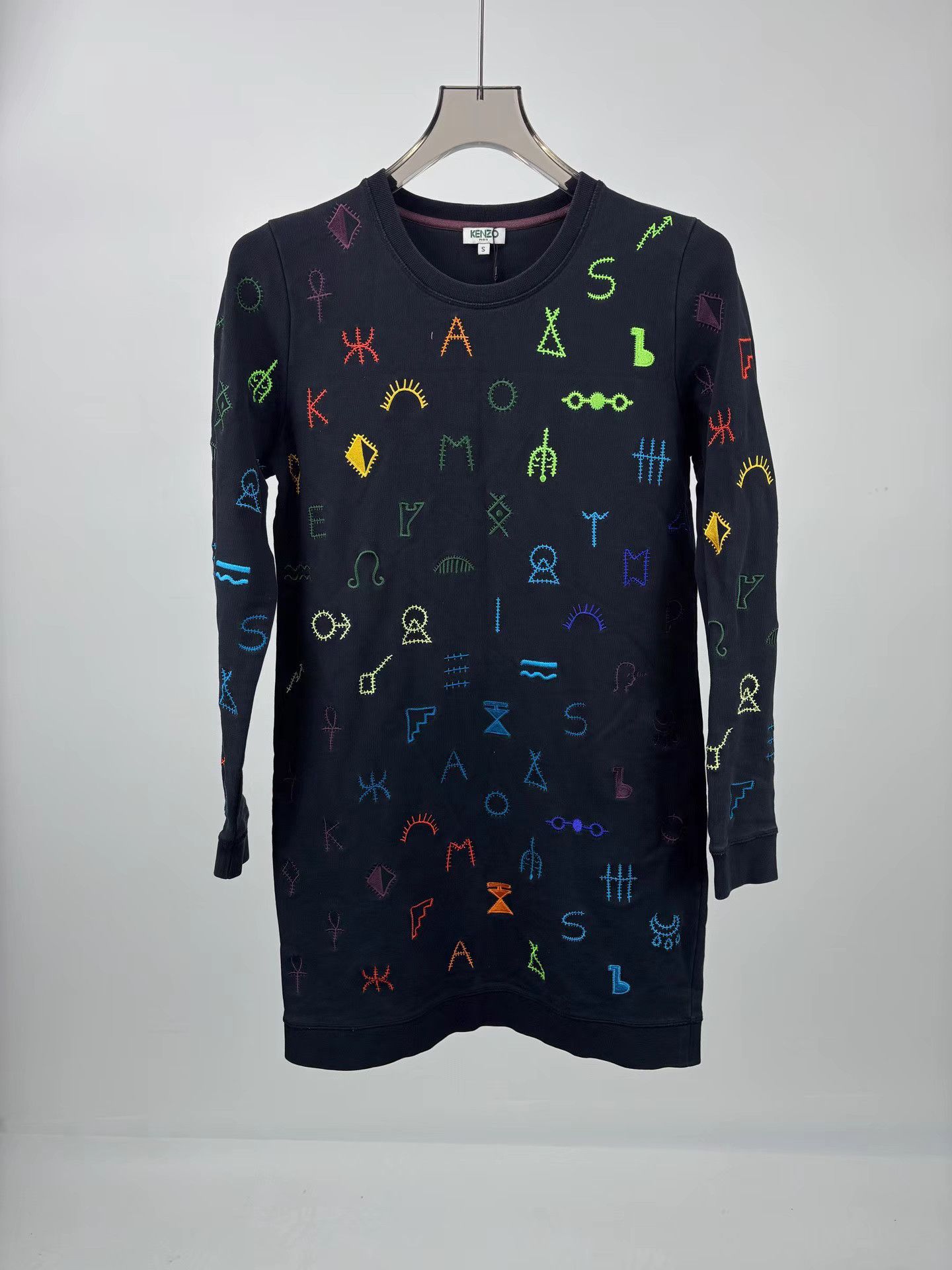 Kenzo KENZO All Over Logo Print Dress Size S / US 4 / IT 40 - 1 Thumbnail