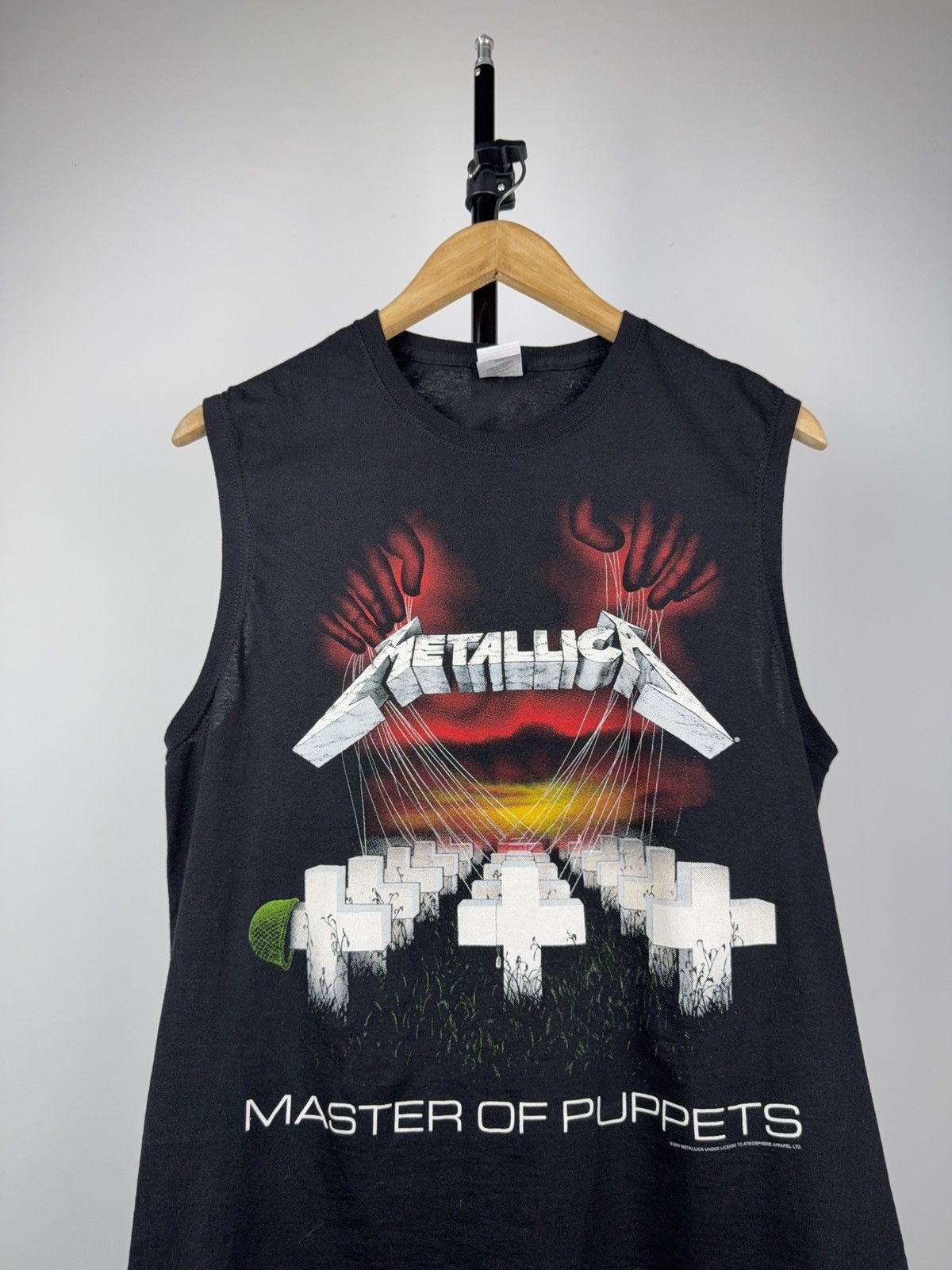 Band Tees × Metallica × Vintage 00s Vintage Metallica 2007 Master Of Puppets Sleeves Size US M / EU 48-50 / 2 - 3 Thumbnail