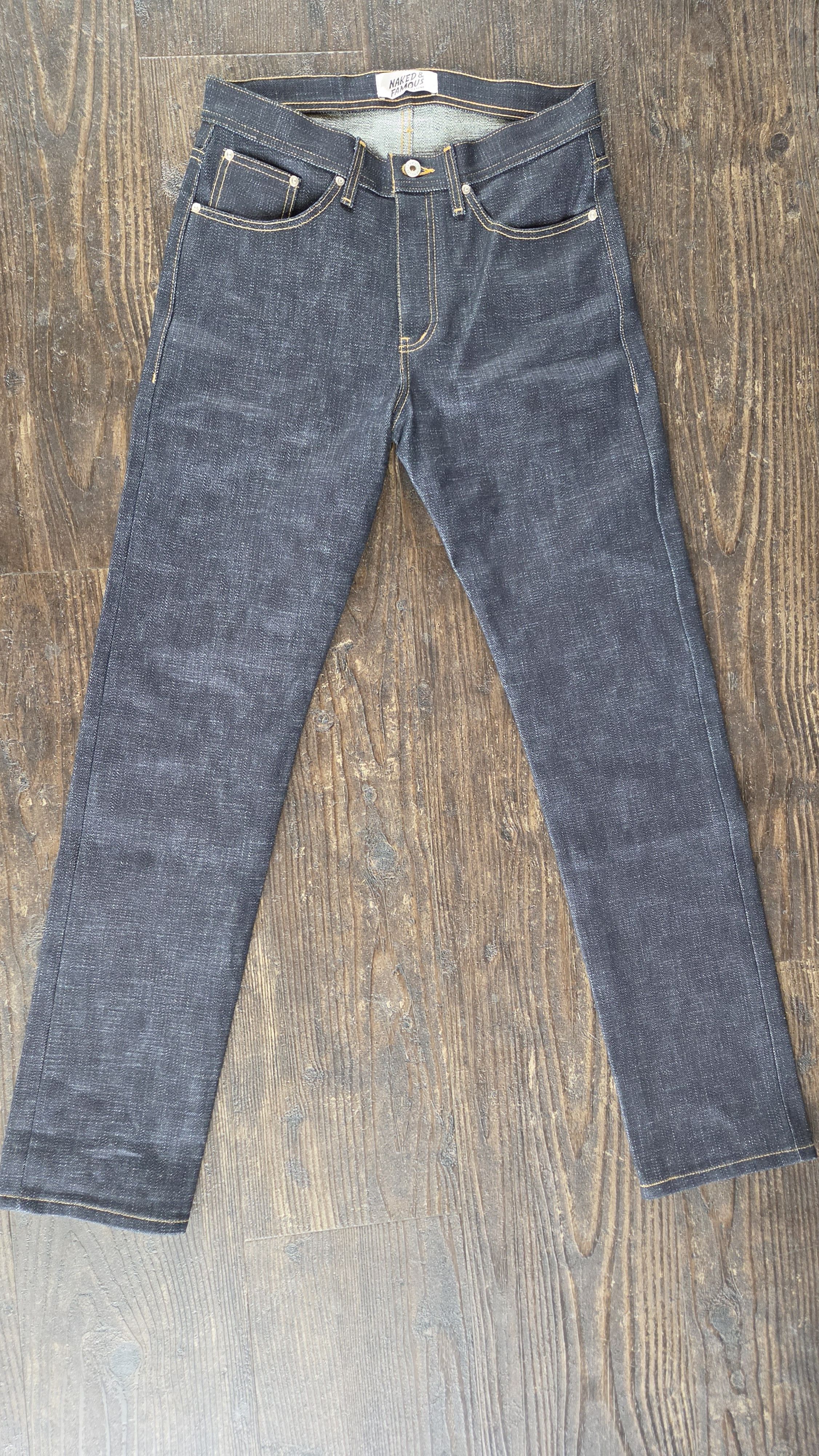 Naked & Famous Elephant 12, 20oz. Broken twill Size US 31 - 6 Thumbnail