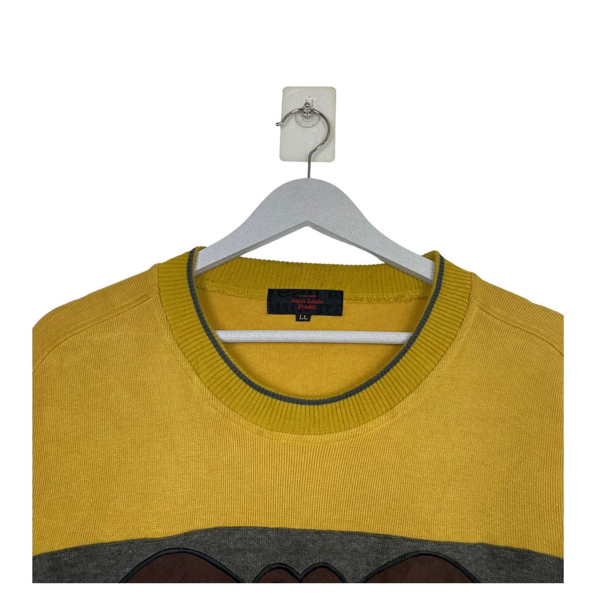 Designer × Vintage 💥JEAN LOUIS FRADET BIG LOGO MULTICOLOUR SWEATSHIRT Size US L / EU 52-54 / 3 - 4 Thumbnail
