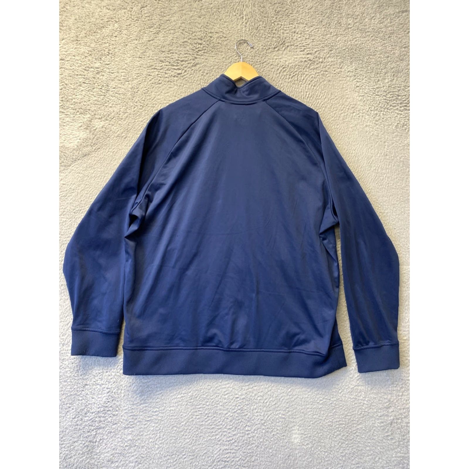 Athletic Works Athletic Works Jacket Men Blue Track XXL Navy 151-29 Windbreaker Zip 2XL Regular NY? Size US XXL / EU 58 / 5 - 6 Thumbnail