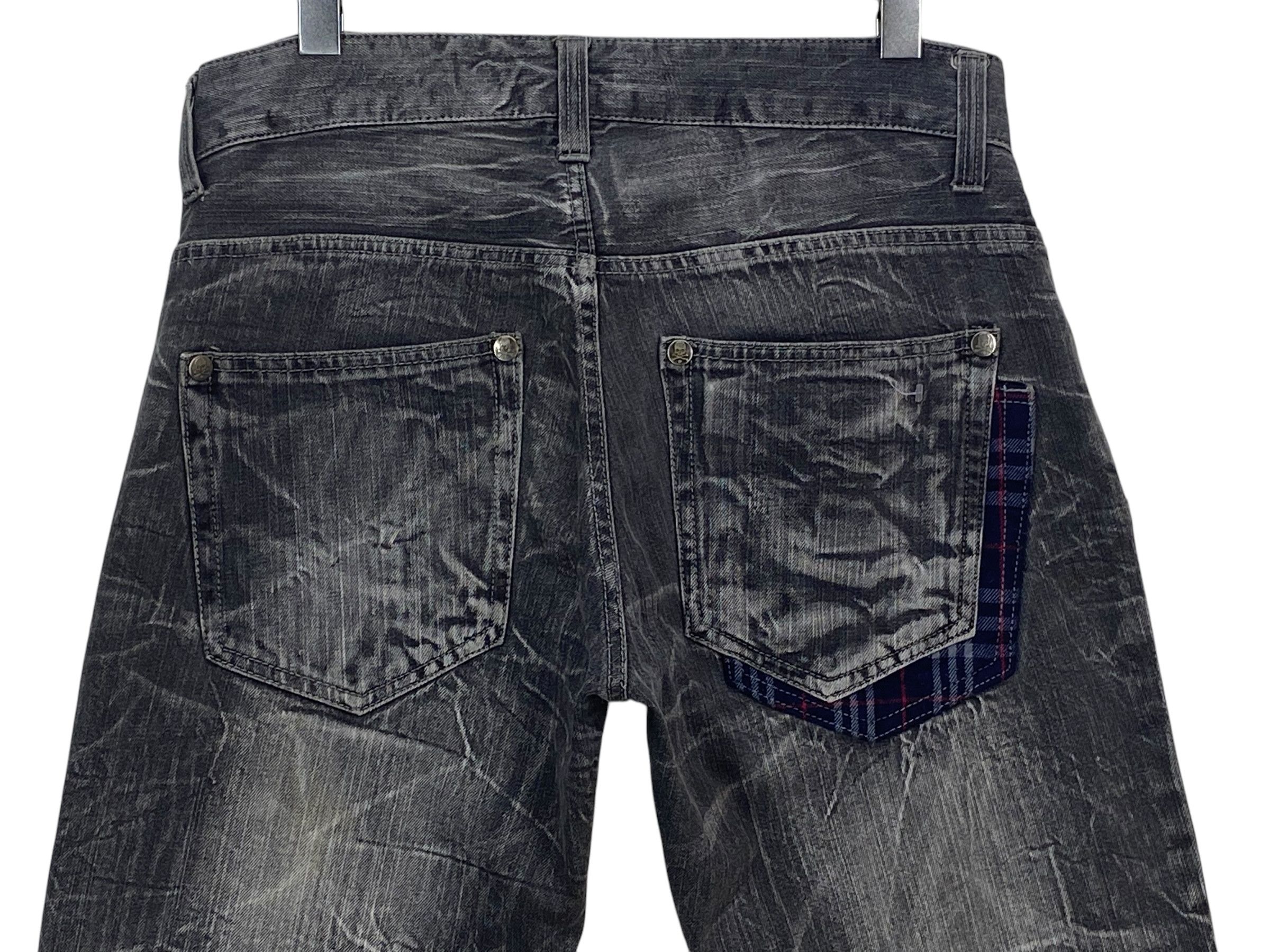 Japanese Brand Jack Serika Double Waist Light Wash Denim Size US 33 - 6 Thumbnail