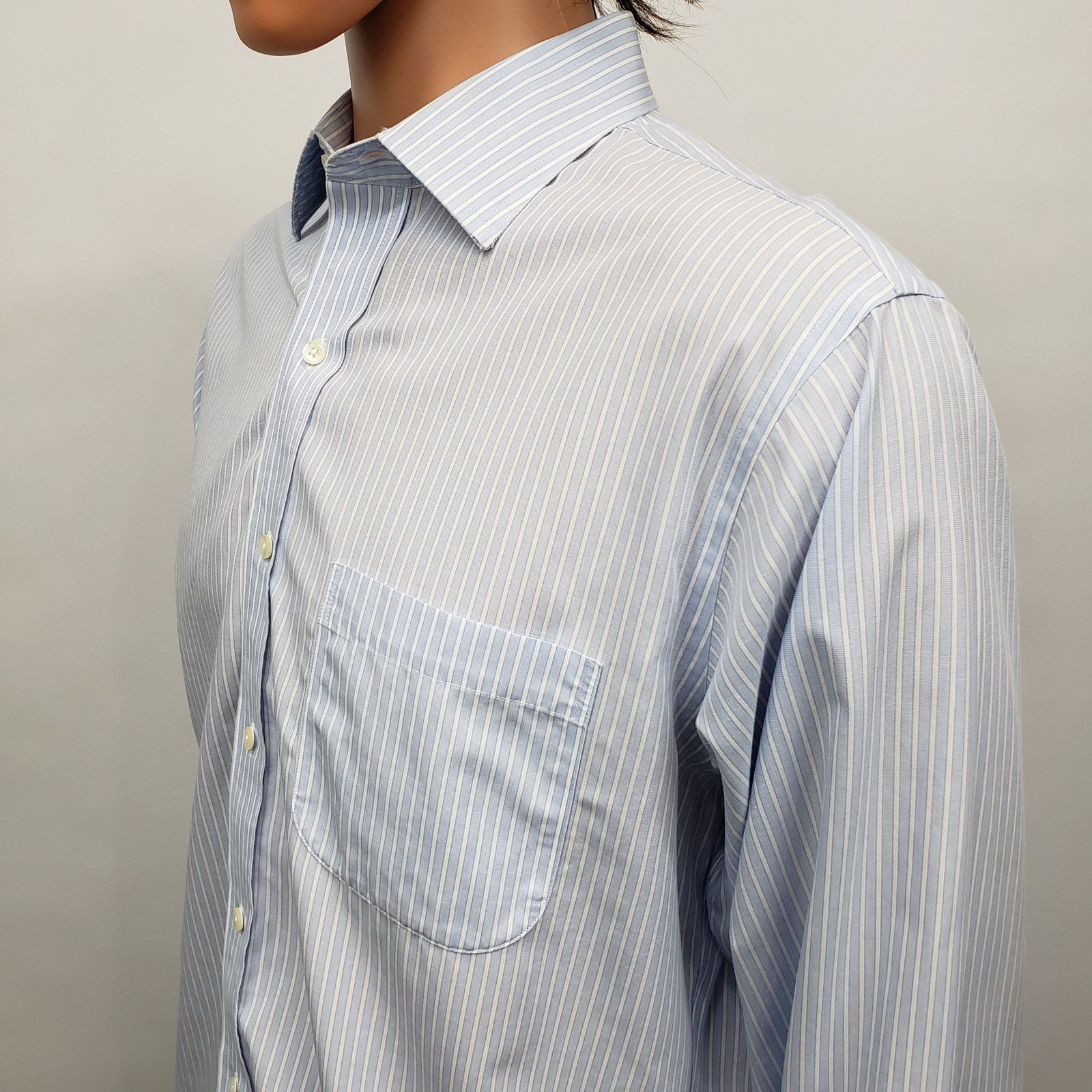 Brooks Brothers Brooks Brothers Non-Iron Supima Cotton Dress Shirt 16 36 Size US L / EU 52-54 / 3 - 6 Thumbnail