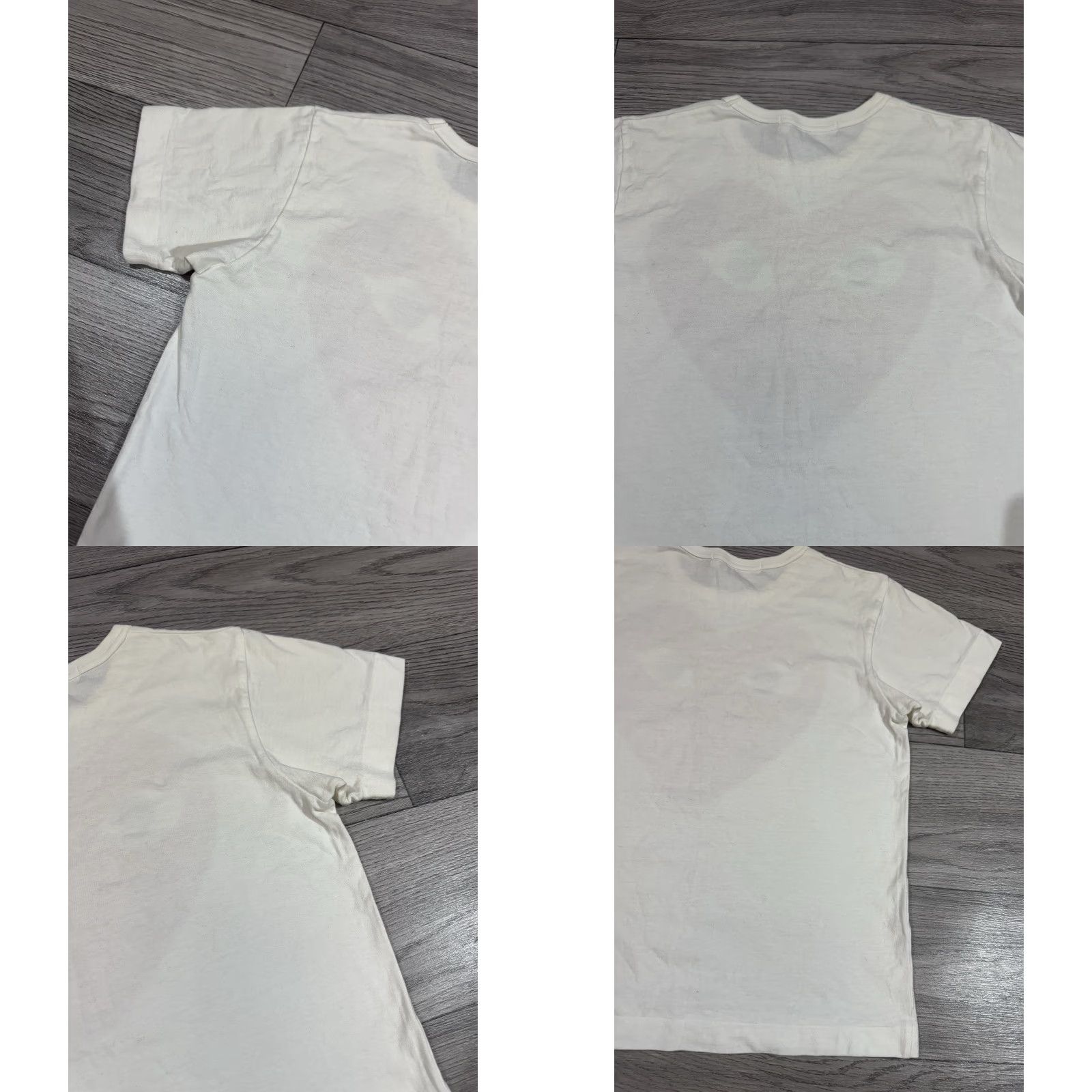Comme des Garcons Girl VINTAGE Comme des Garçons PLAY White T-Shirt Double Red Heart Logo Women’s Size L Shirt Women L White Heart Logo 90s/90s? No Size L / US 10 / IT 46 - 10 Thumbnail