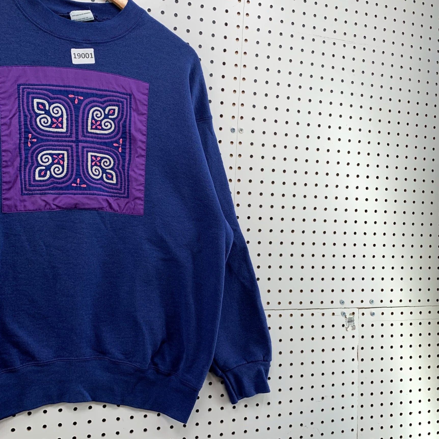 ESPIRIT VINTAGE Pro Spirit Select Sweats Shirt Unisex Adults XLT Purple Navy Crew Neck Pullover 24.5x28 Mens Womens Boys Girls Size US XL / EU 56 / 4 - 4 Thumbnail