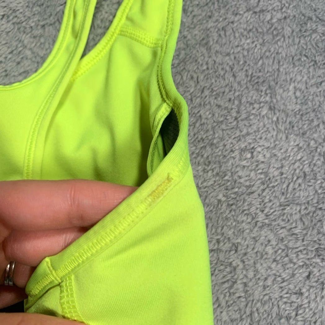 Nike Nike Pro Women’s Bright Yellow Sports Bra S Yellow Bra Women’s Nike Pro Sports Bra, Yellow, S Size ONE SIZE - 5 Thumbnail
