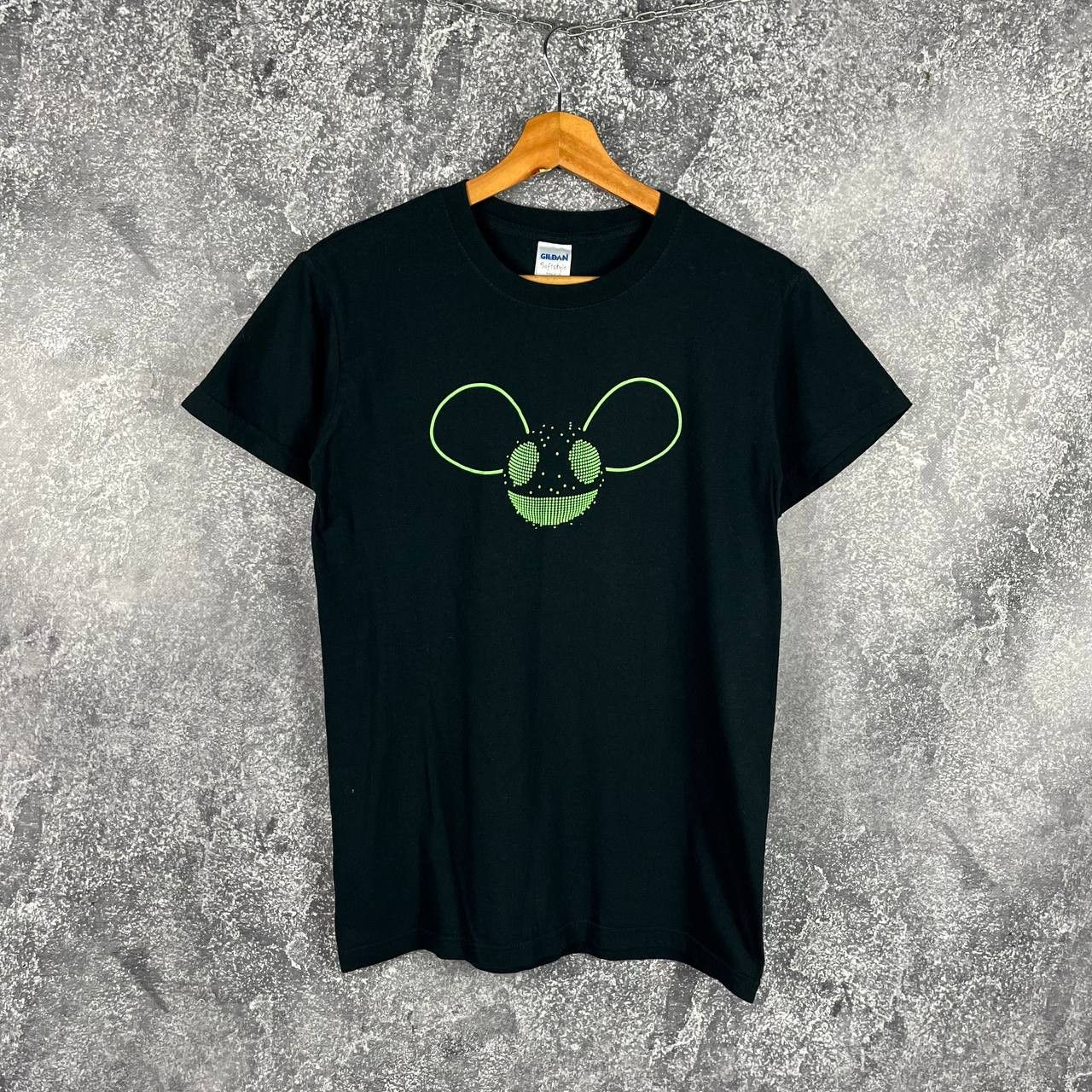 Deadmau5 DJ Green Head Concert T-Shirt Vintage Y2K Drip, image size:1280x1280