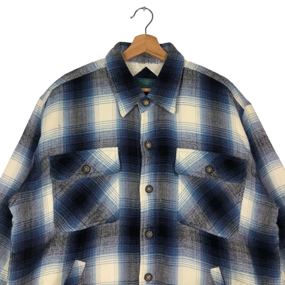 Flannel 🔥90’s Vintage Flannel Jacket Tartan Design Bayleaf Japan Size US L / EU 52-54 / 3 - 2 Thumbnail