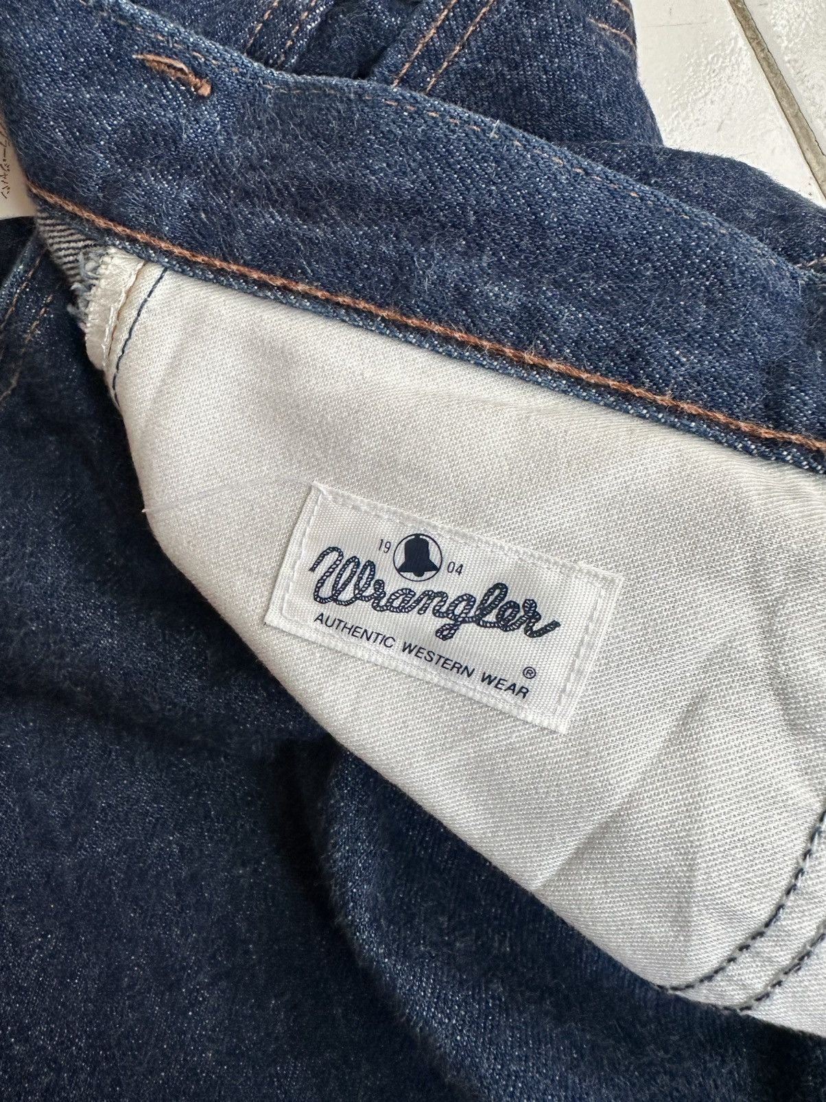 Vintage Wrangler Blue Bell Shorts Selvedge Denim Made in Japan Size US 31 - 7 Thumbnail