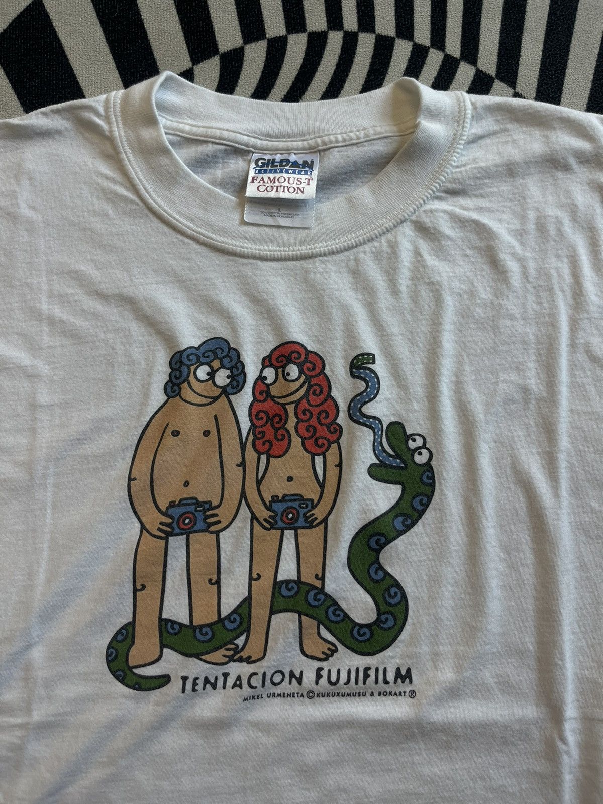 Fujifilm Vntage TENTACION FUJI FILM Promo 00’s Funny Tshirt Size US L / EU 52-54 / 3 - 5 Thumbnail