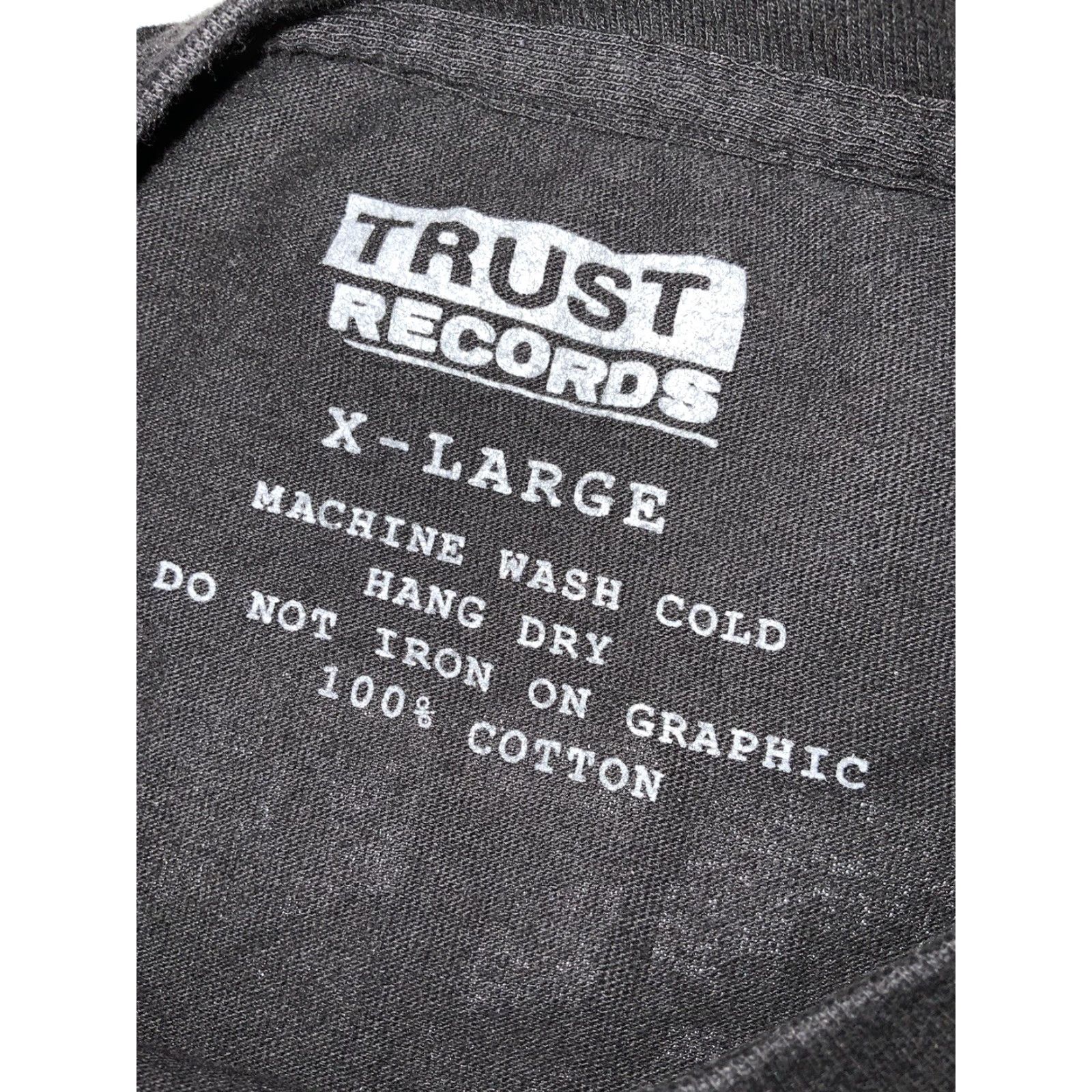 Vintage Trust Records Agression Don’t Be Mistaken Hardcore Punk Rock Band T-Shirt Sz. XL Size US XL / EU 56 / 4 - 6 Thumbnail