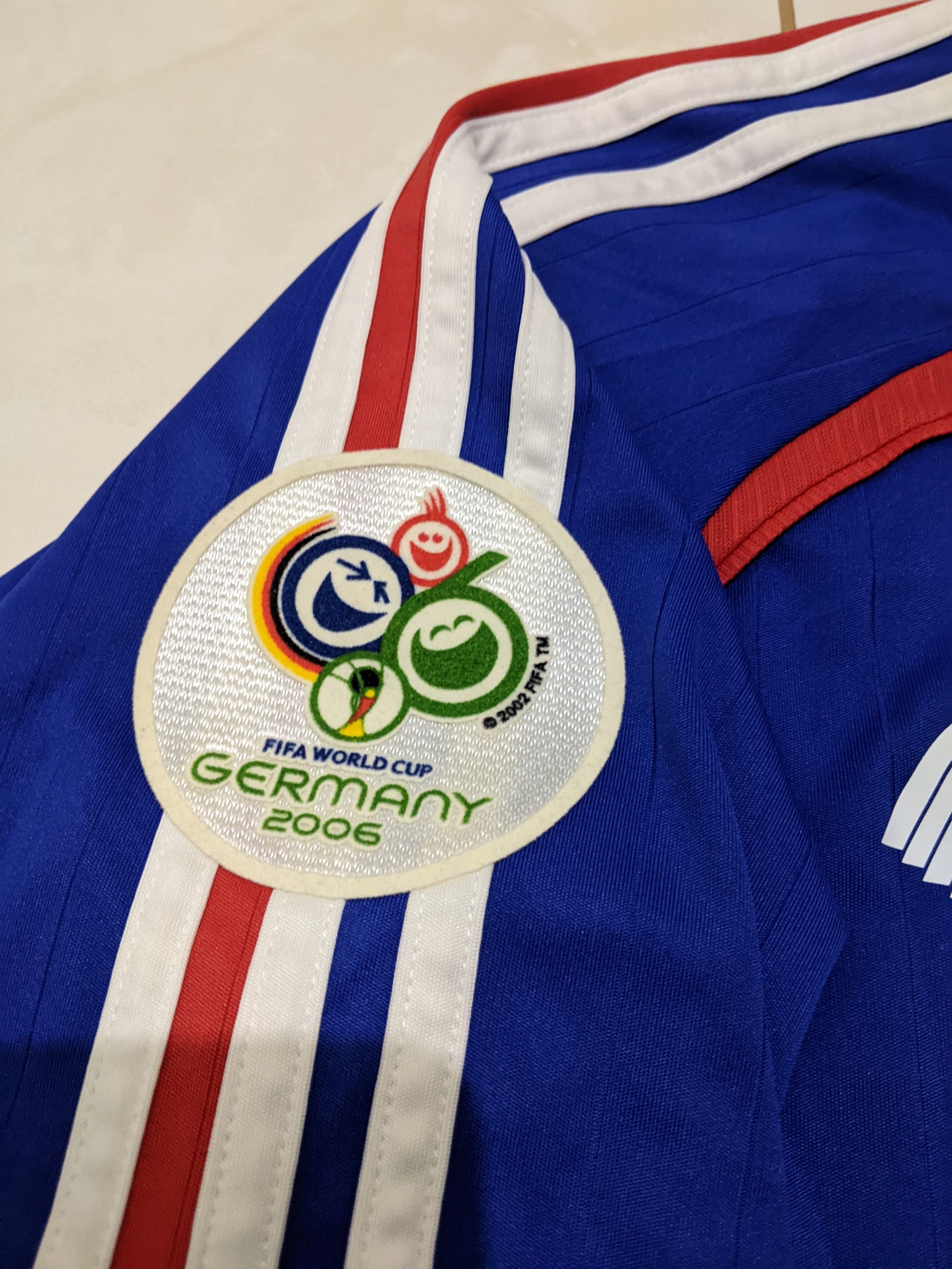 Adidas Francis home 2006 world cup Zidane Jersey football shirt Size US M / EU 48-50 / 2 - 7 Thumbnail