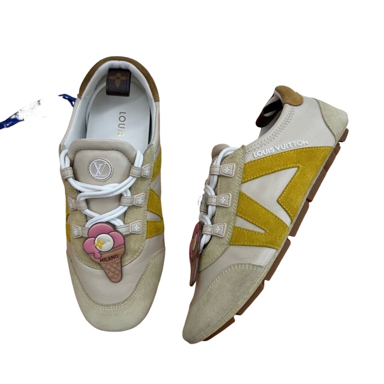 Louis Vuitton Louis Vuitton Sneakerina Ice Cream Low-Top Sneakers 36 Size US 6 / IT 36 - 1 Thumbnail