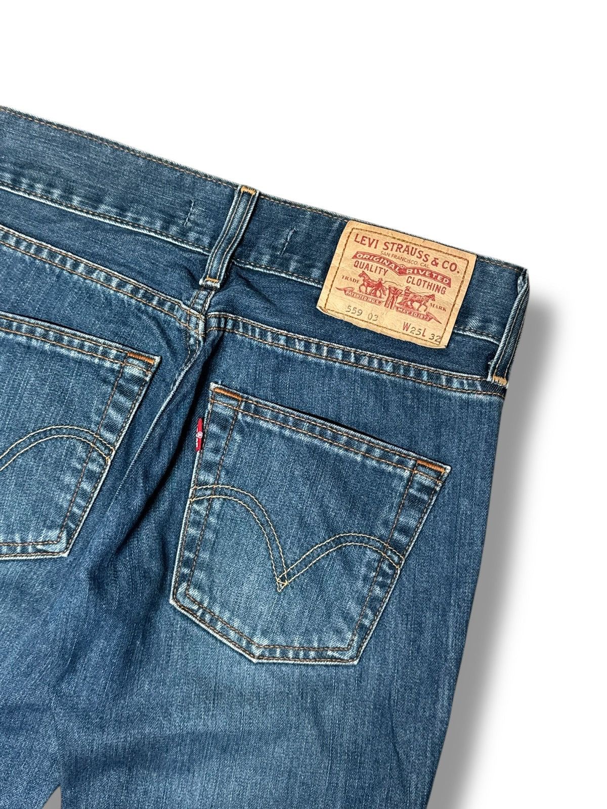 Levi's Vintage Levi's Bootcut Jeans Flared Avantgarde Y2K Japan Size 25" / US 0 / IT 36 - 7 Thumbnail
