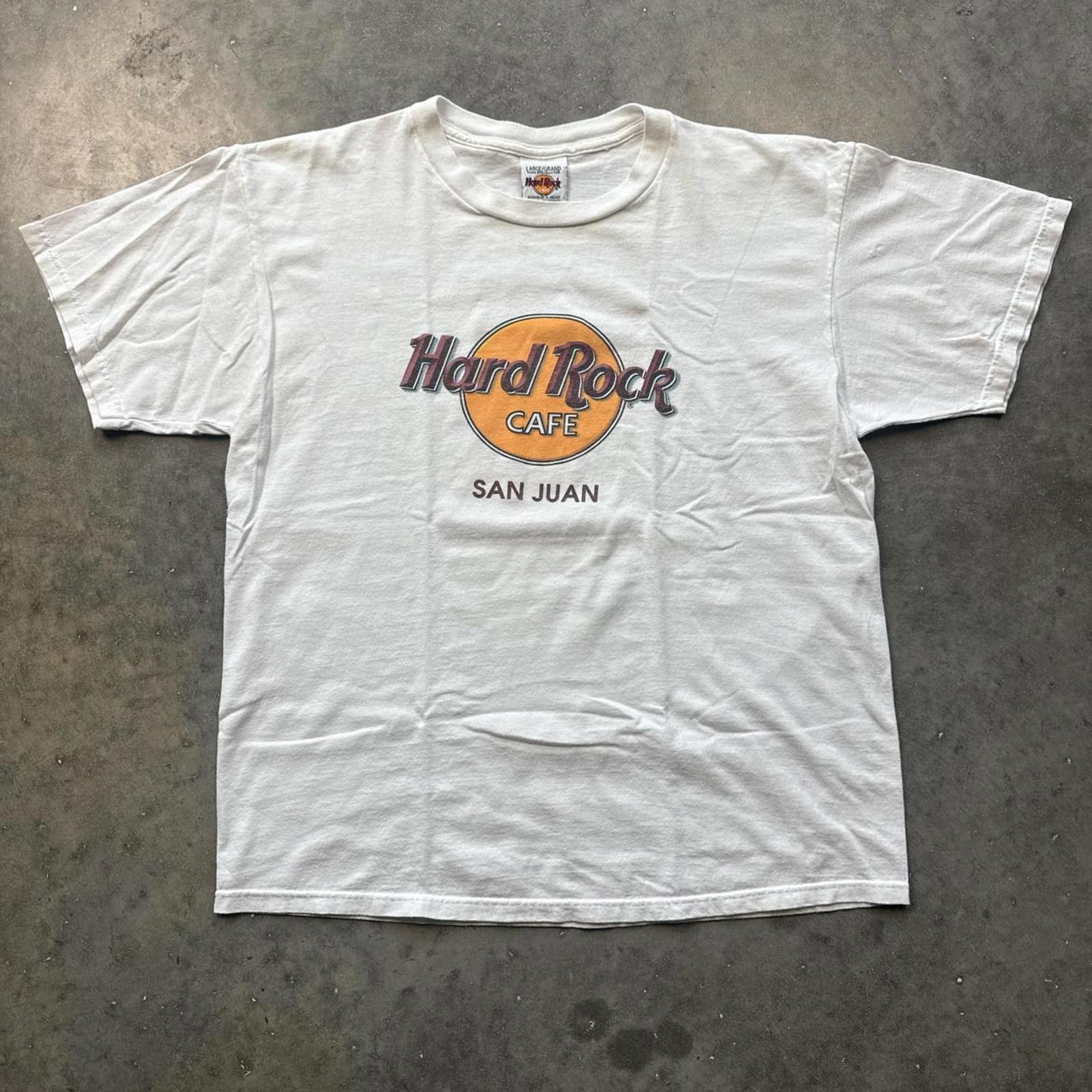 Hard Rock Cafe Hard Rock Cafe San Juan 90’s White T-Shirt Size US L / EU 52-54 / 3 - 1 Thumbnail