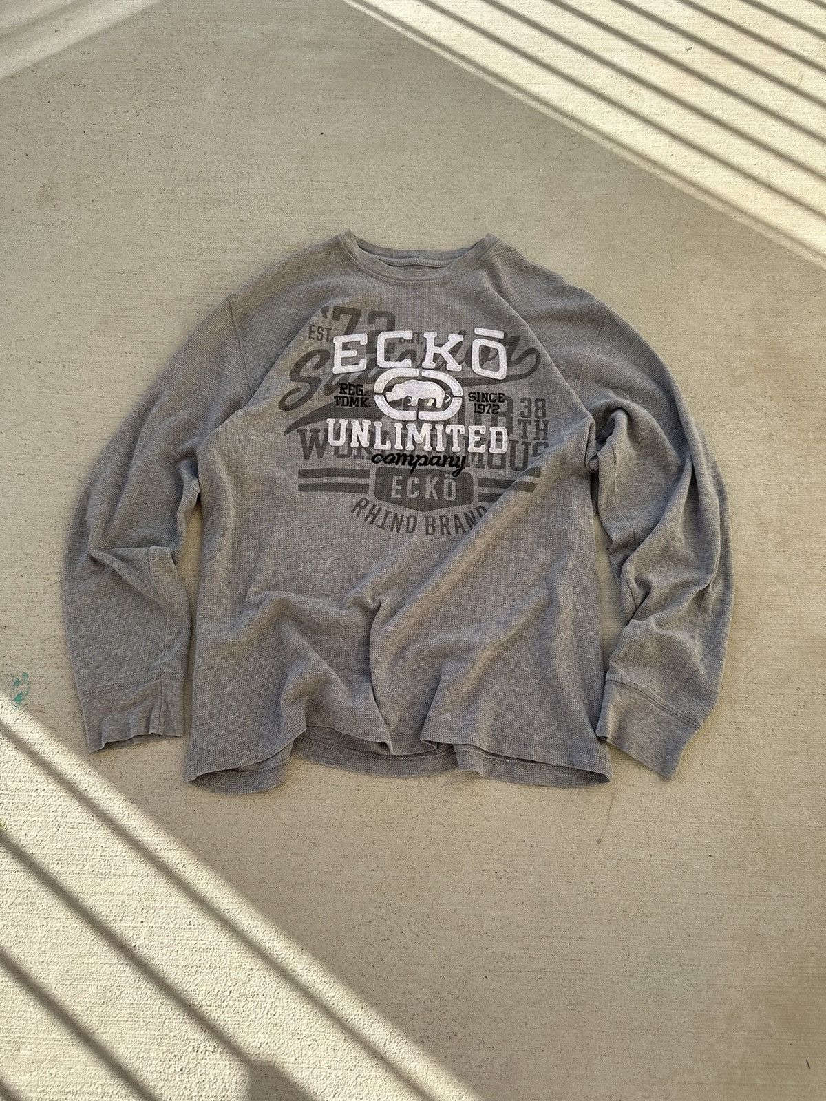 Ecko Unltd. × Vintage Y2K Ecko Unltd Thermal Size US XL / EU 56 / 4 - 1 Thumbnail