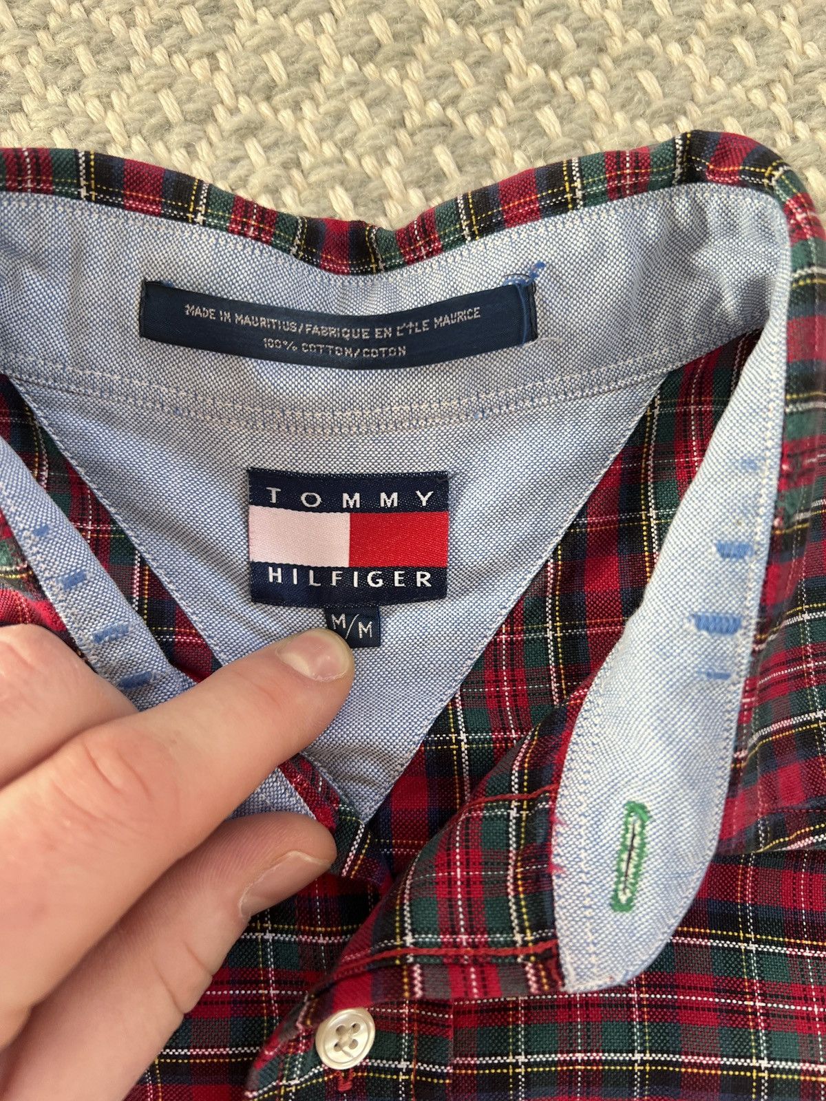Tommy Hilfiger Vintage Tommy Hilfiger button up Size US M / EU 48-50 / 2 - 2 Thumbnail