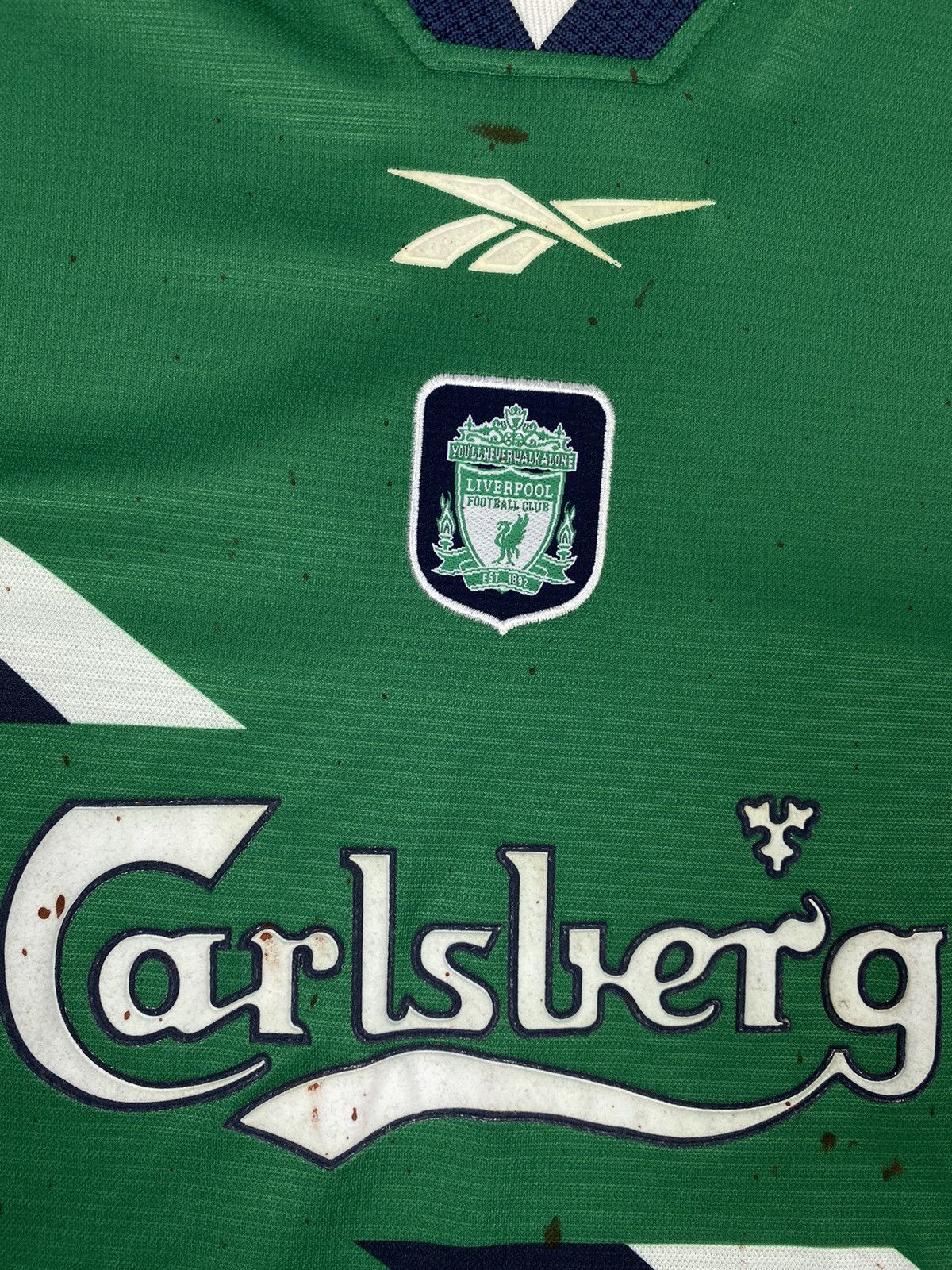 Reebok × Vintage Vintage Reebok Liverpool 1999/00 Football Soccer Jersey Size US L / EU 52-54 / 3 - 7 Thumbnail