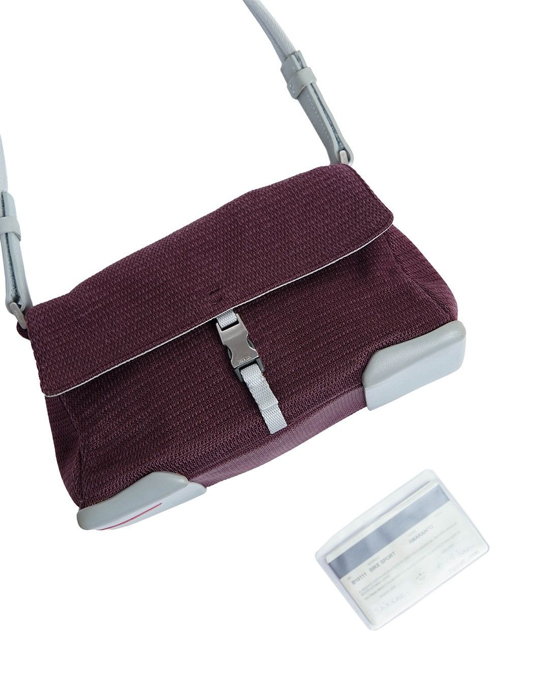 Prada Prada Sport S/S1999 Burgundy Bag Size ONE SIZE - 9 Thumbnail