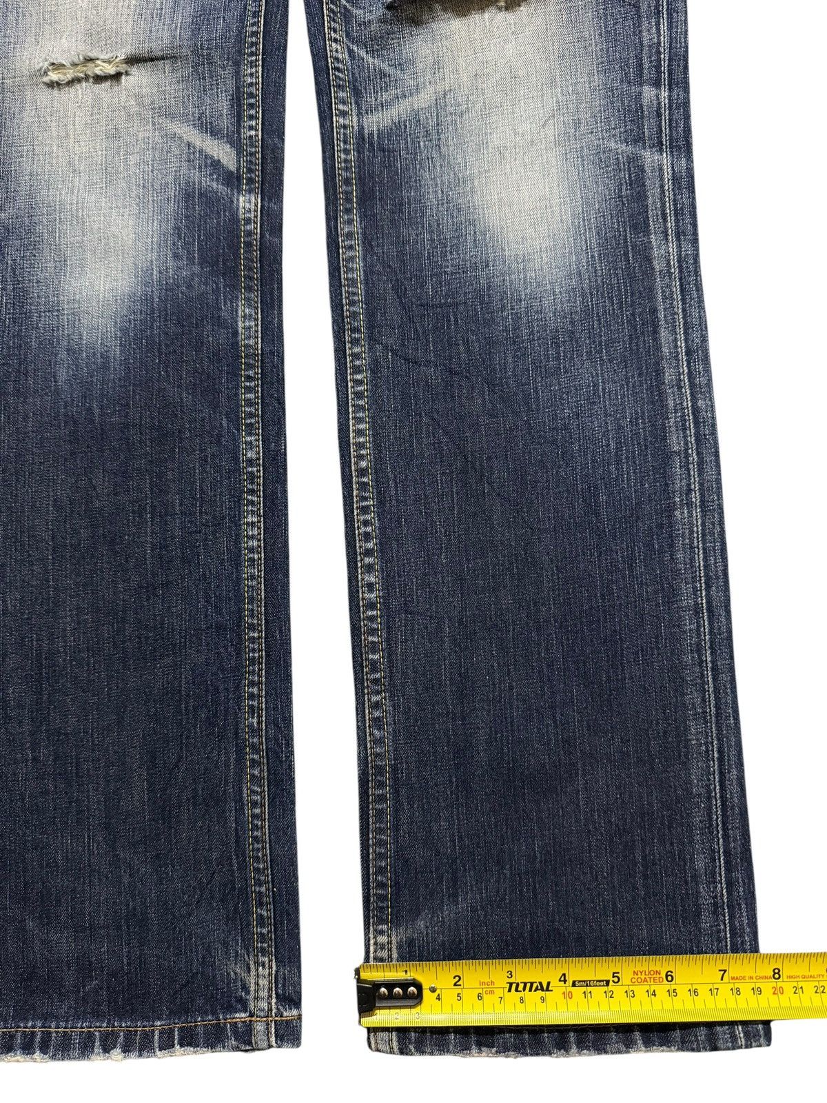 Levi's Vintage Y2K Levis 511 Buckle Back Blue Faded Wash Distress Size US 32 / EU 48 - 13 Thumbnail