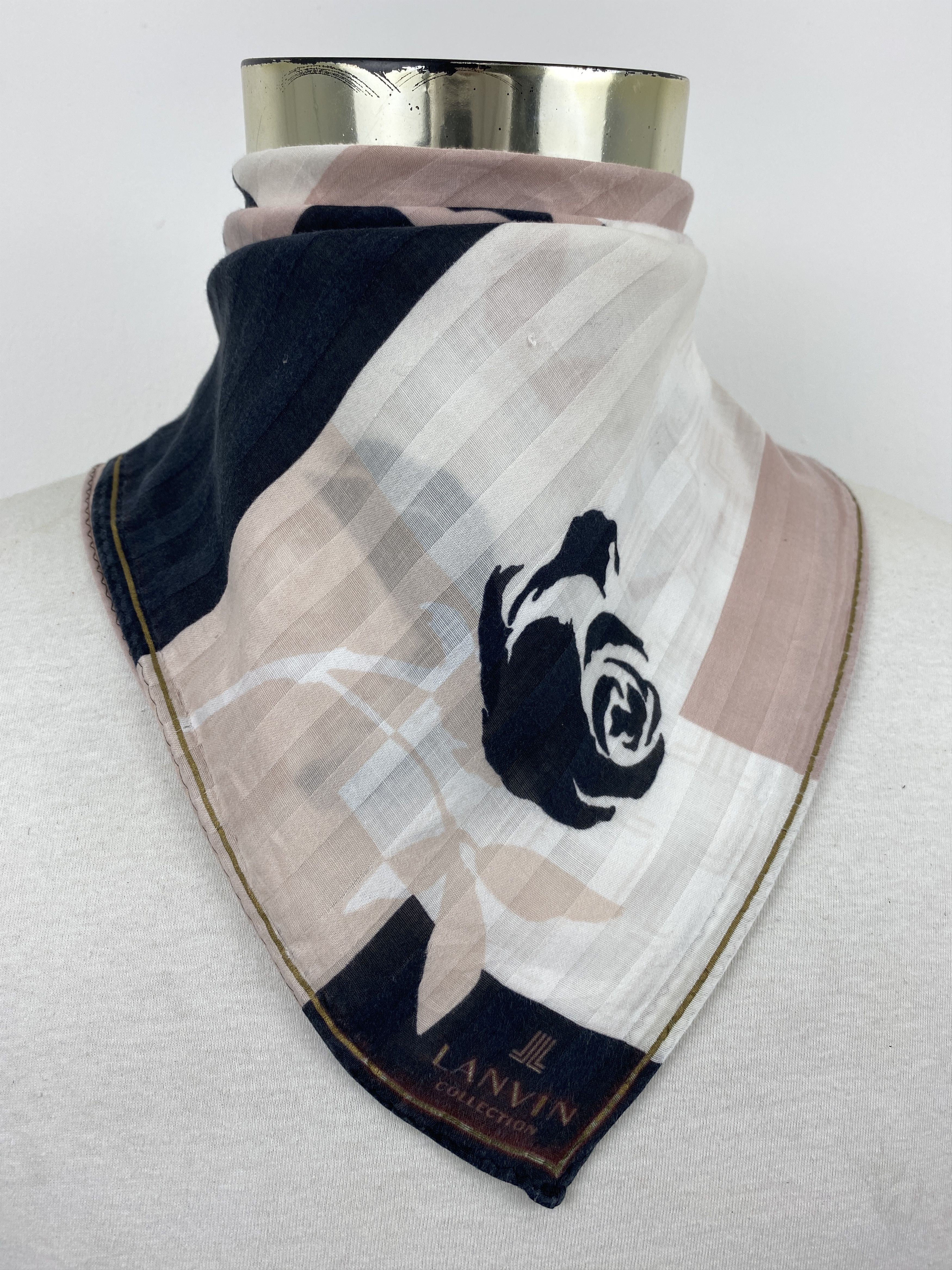 Lanvin Lanvin Handkerchief / Neckerchief / Headscarf HKC0727 Size ONE SIZE - 3 Thumbnail