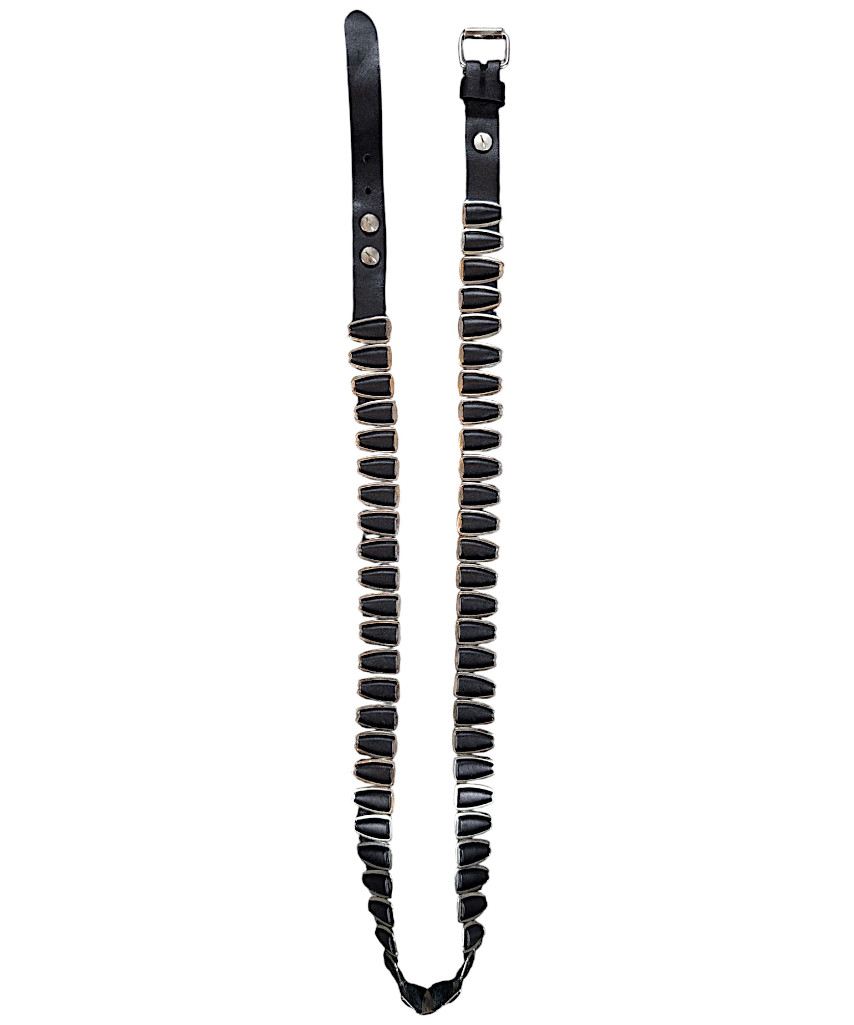 Balmain Balmain 2011 Hybrid Chain/Leather Roller Coaster Belt Size ONE SIZE - 1 Thumbnail