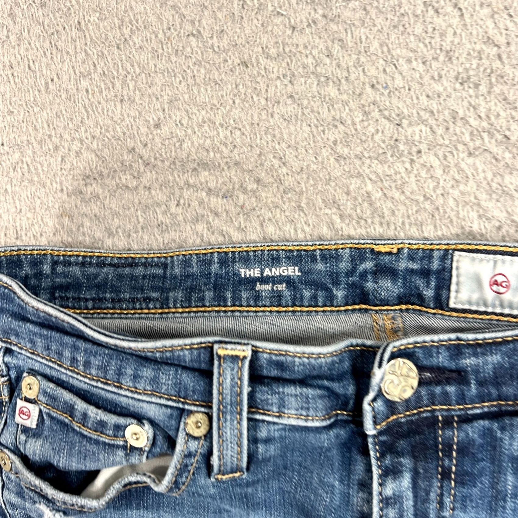 Vintage VINTAGE AG Adriano Goldschmied Jeans Bootcut Low Rise Women 28 Blue Denim 5-Pocket Mens Womens (adjust to end gender if applicable) Size 28" / US 6 / IT 42 - 6 Thumbnail