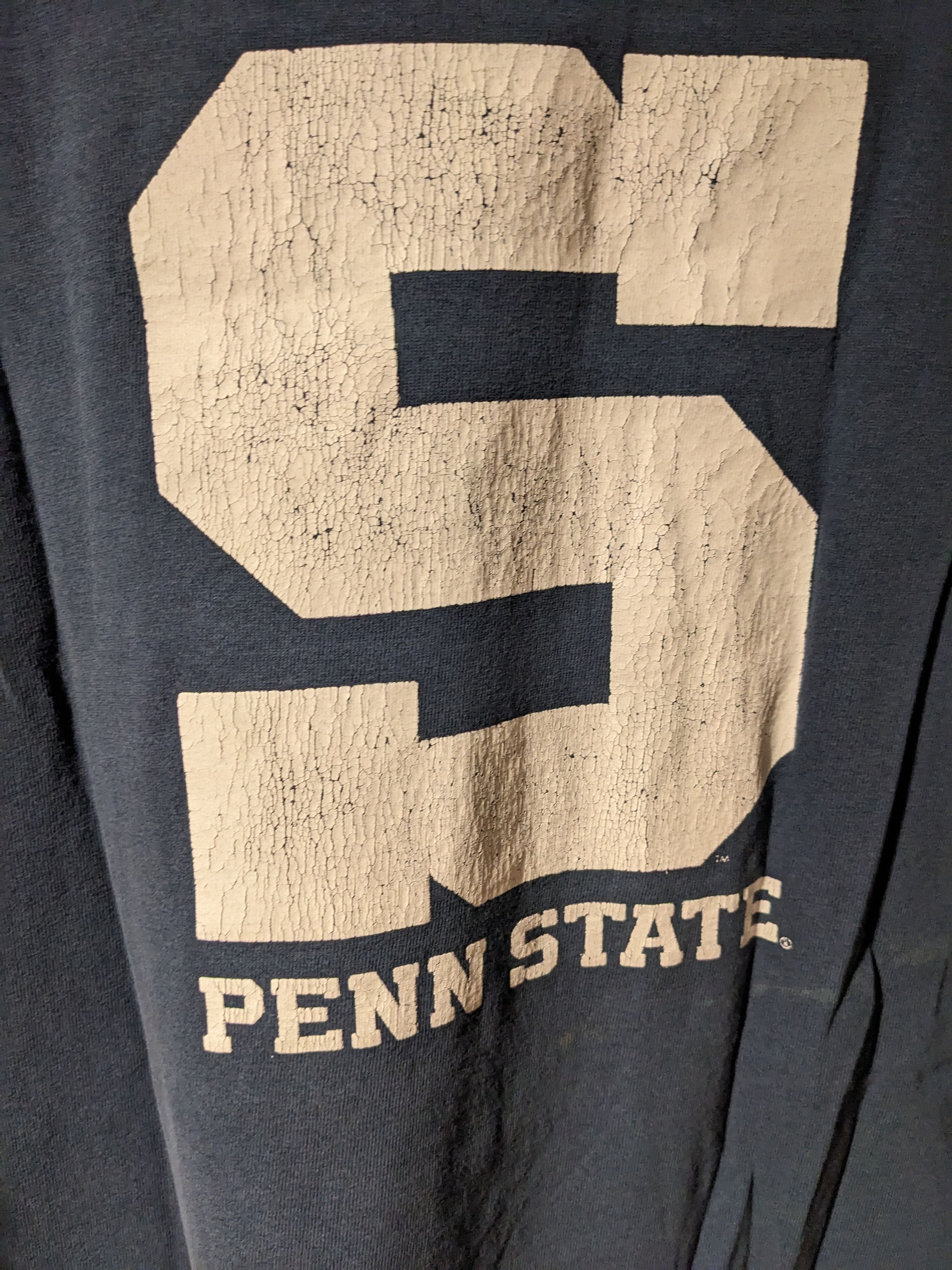 Nike × Vintage Vintage Y2K Penn State Nike Just Do It Blue X-Large T-Shirt Size US XL / EU 56 / 4 - 11 Thumbnail