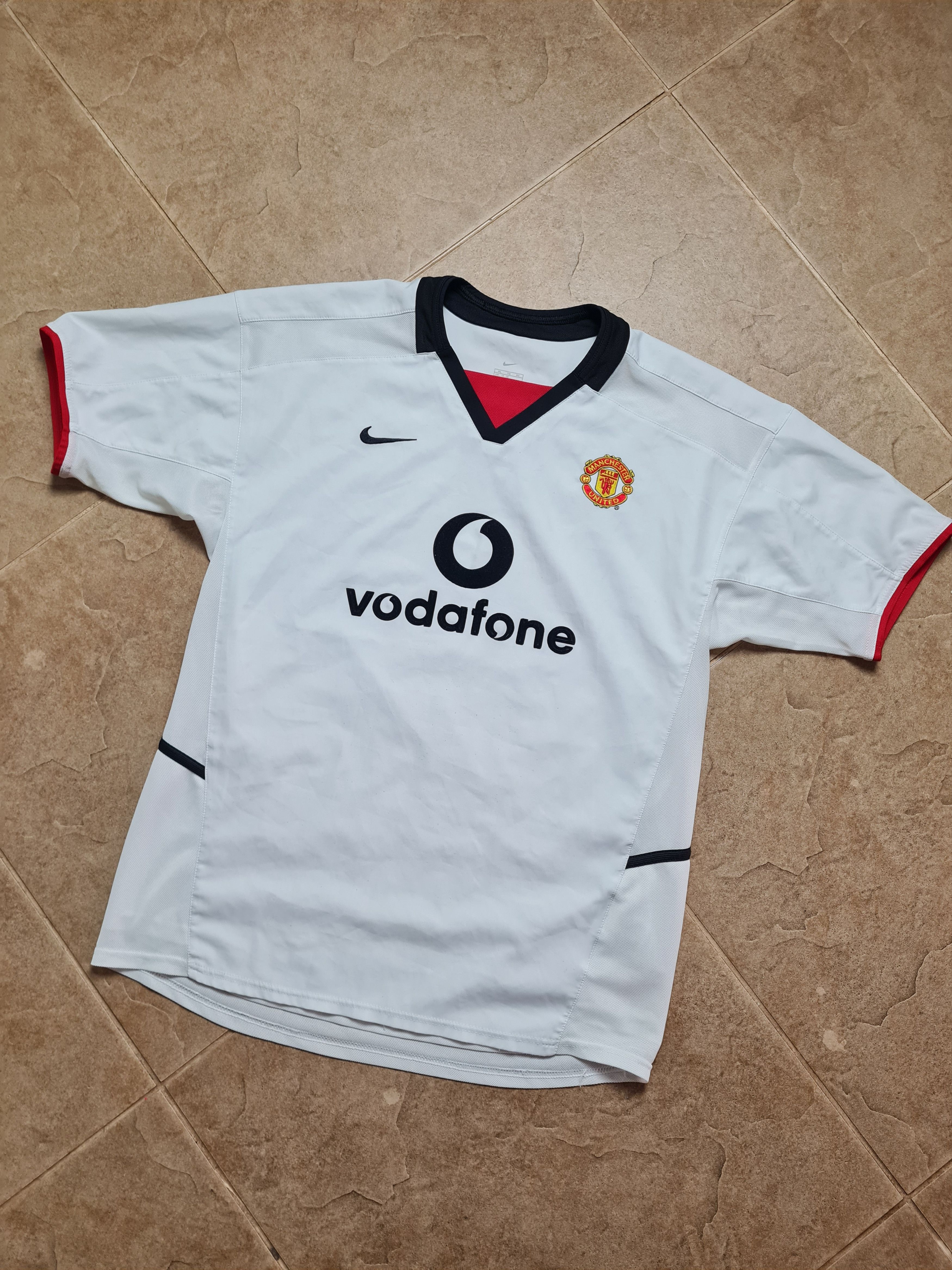 Nike JERSEY MANCHESTER UNITED 2002/03 FOOTBALL SOCCER SHIRT NIKE Size US S / EU 44-46 / 1 - 5 Thumbnail