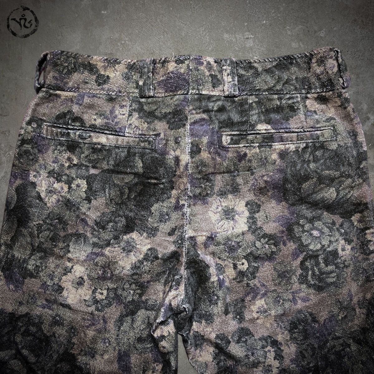 Tornado Mart Tornado Mart Floral Tapestry Flared Pants Size US 30 / EU 46 - 6 Thumbnail