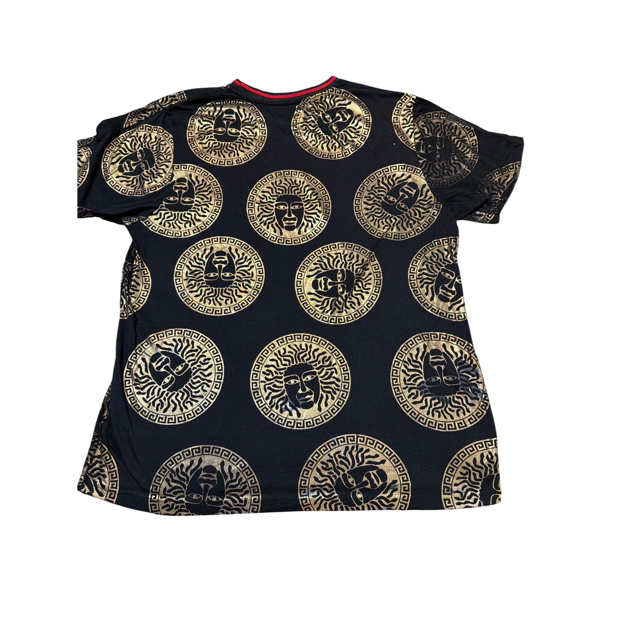 Other Drill Clothing Company Black Shirt Gold Medusa Medallion Gra Size US XL / EU 56 / 4 - 4 Thumbnail