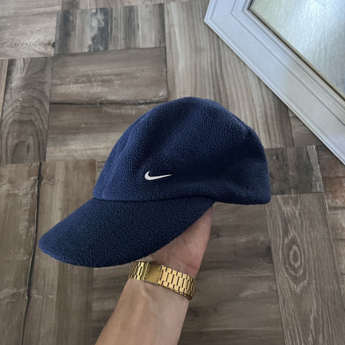 Nike Vintage Fleece Cap Nike Y2K Size ONE SIZE - 1 Thumbnail