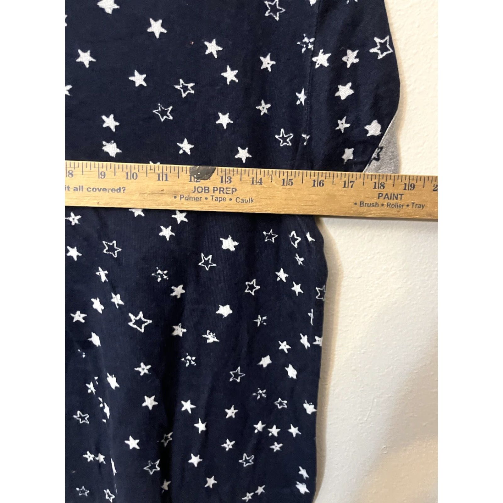 Lucky Brand Lucky Brand Pajama Top Women M Navy Blue Stars Short Sleeve Sleepwear Size M / US 6-8 / IT 42-44 - 5 Thumbnail