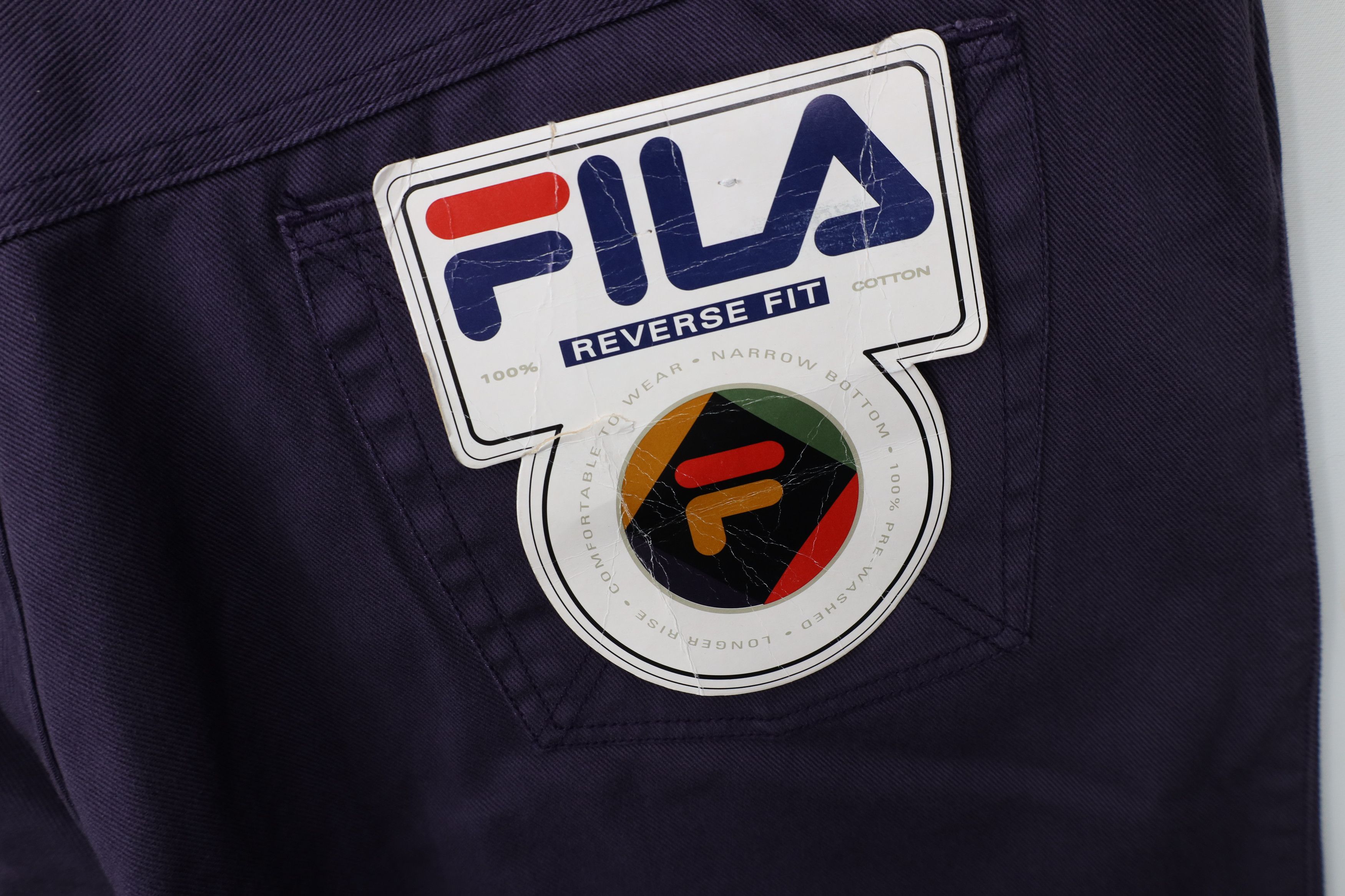 Fila Deadstock Vintage 90s Fila Baggy Fit Skateboard Jeans Purple Size US 42 / EU 58 - 14 Thumbnail