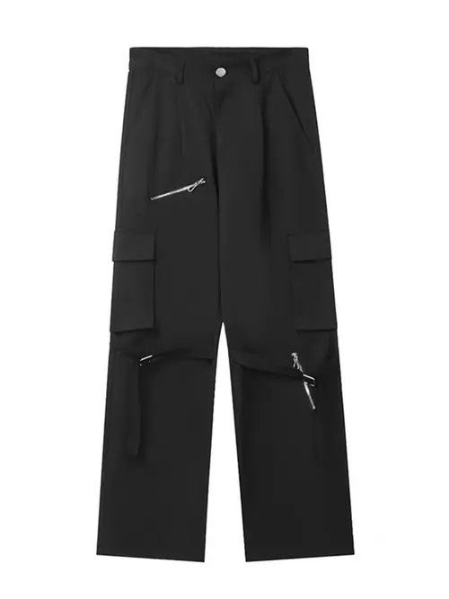 Vintage Hitomi x Chie Black High Street Vintage Loose Casual Pants Size US 30 / EU 46 - 2 Thumbnail