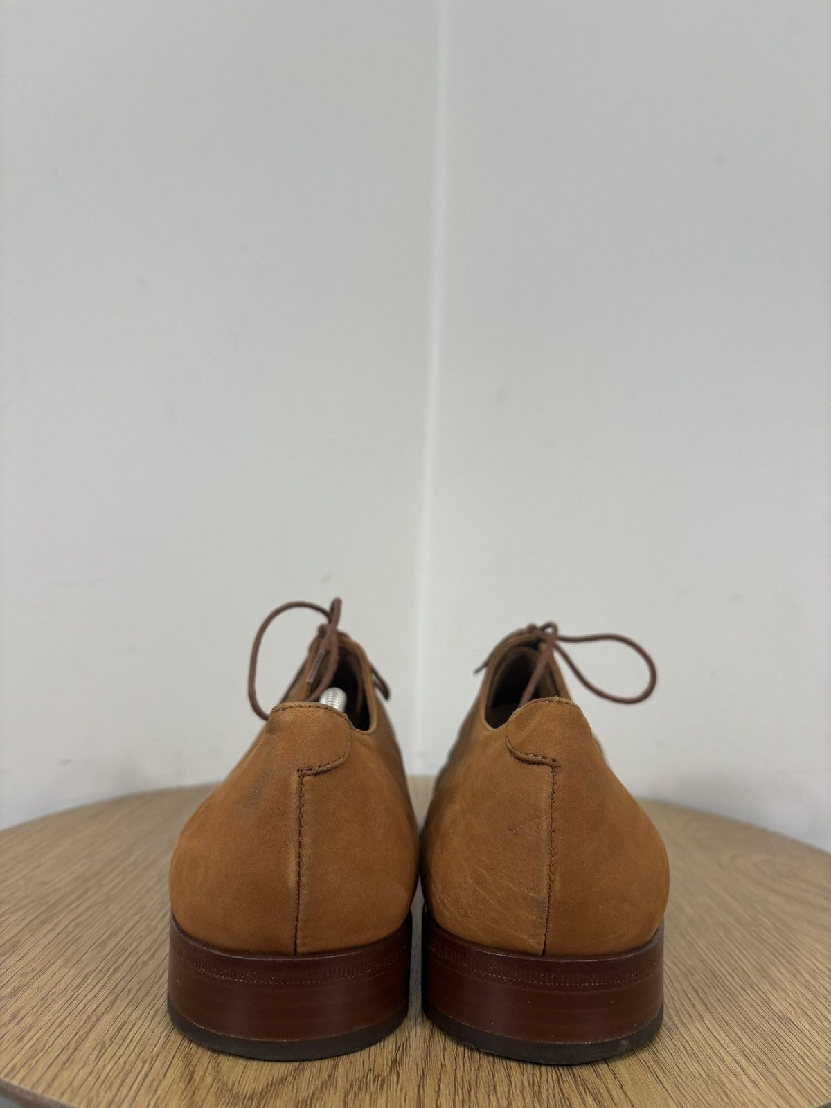 Bally Bally Ried Men’s Tan Nubuck Leather Derby Shoes Size US 7.5 / EU 40-41 - 12 Thumbnail